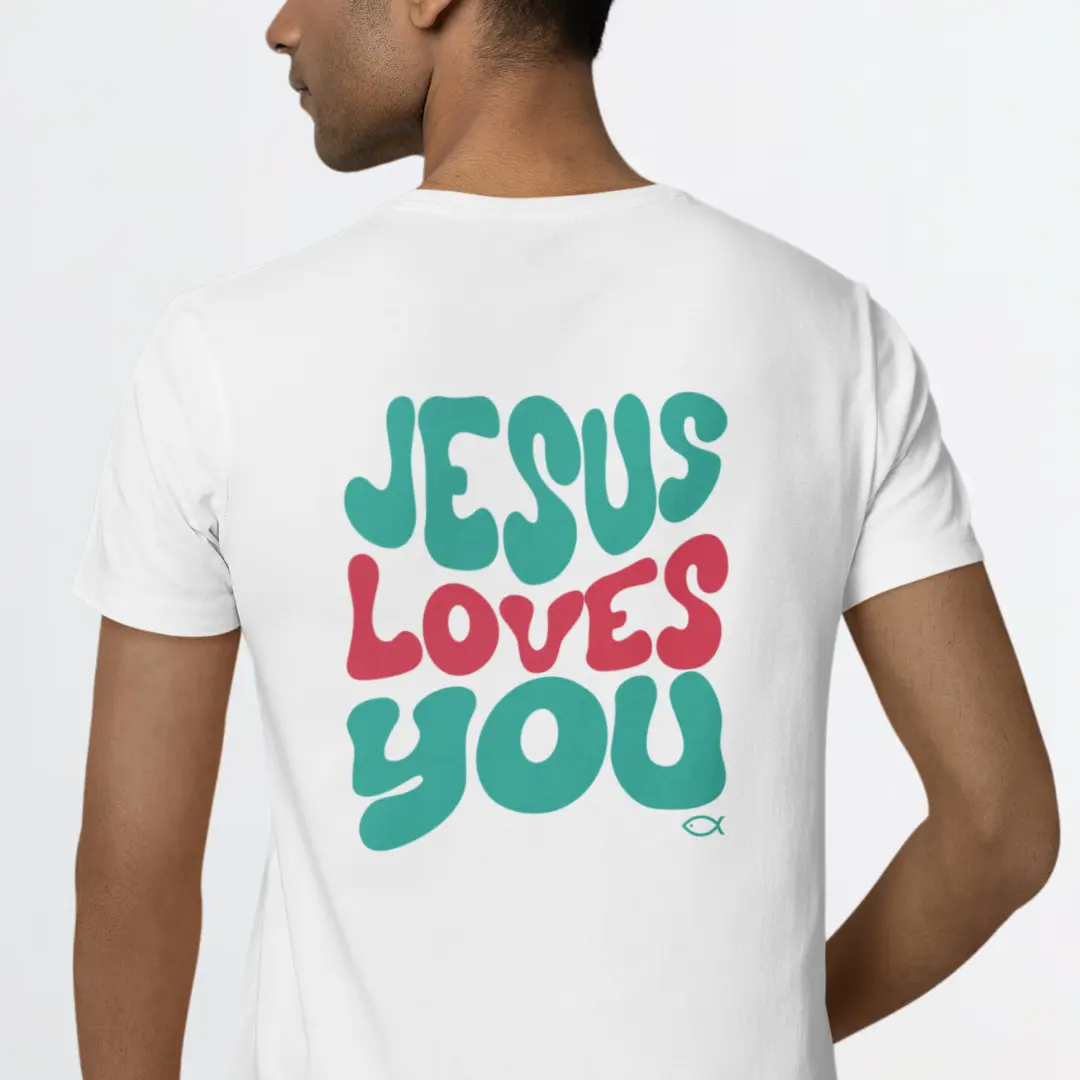 Camiseta Unissex - Jesus loves you