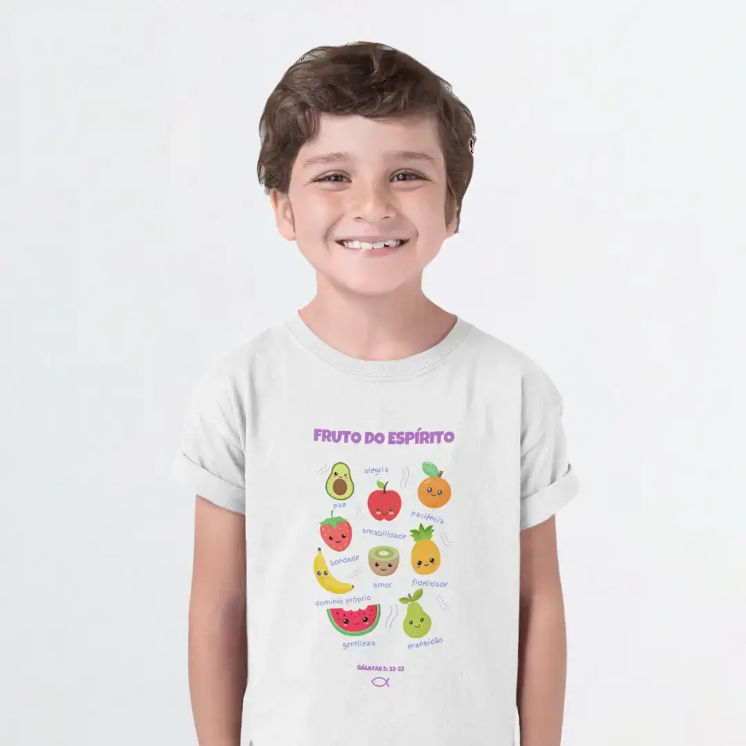 Camiseta Infantil - Fruto do espírito