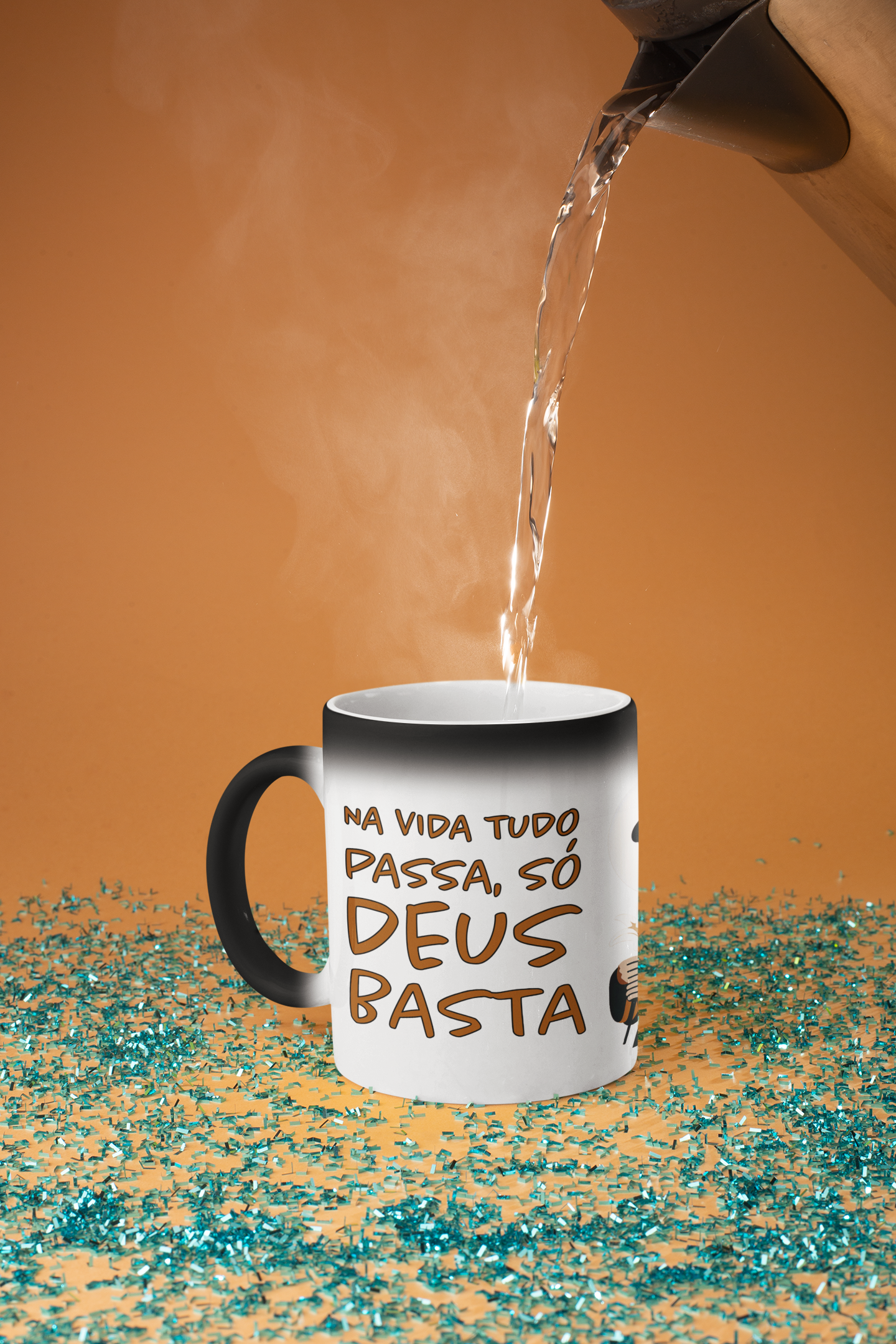 Caneca Mágica Humilitas Cloth: Santo Antônio | Coleção Santidade nas Ruas