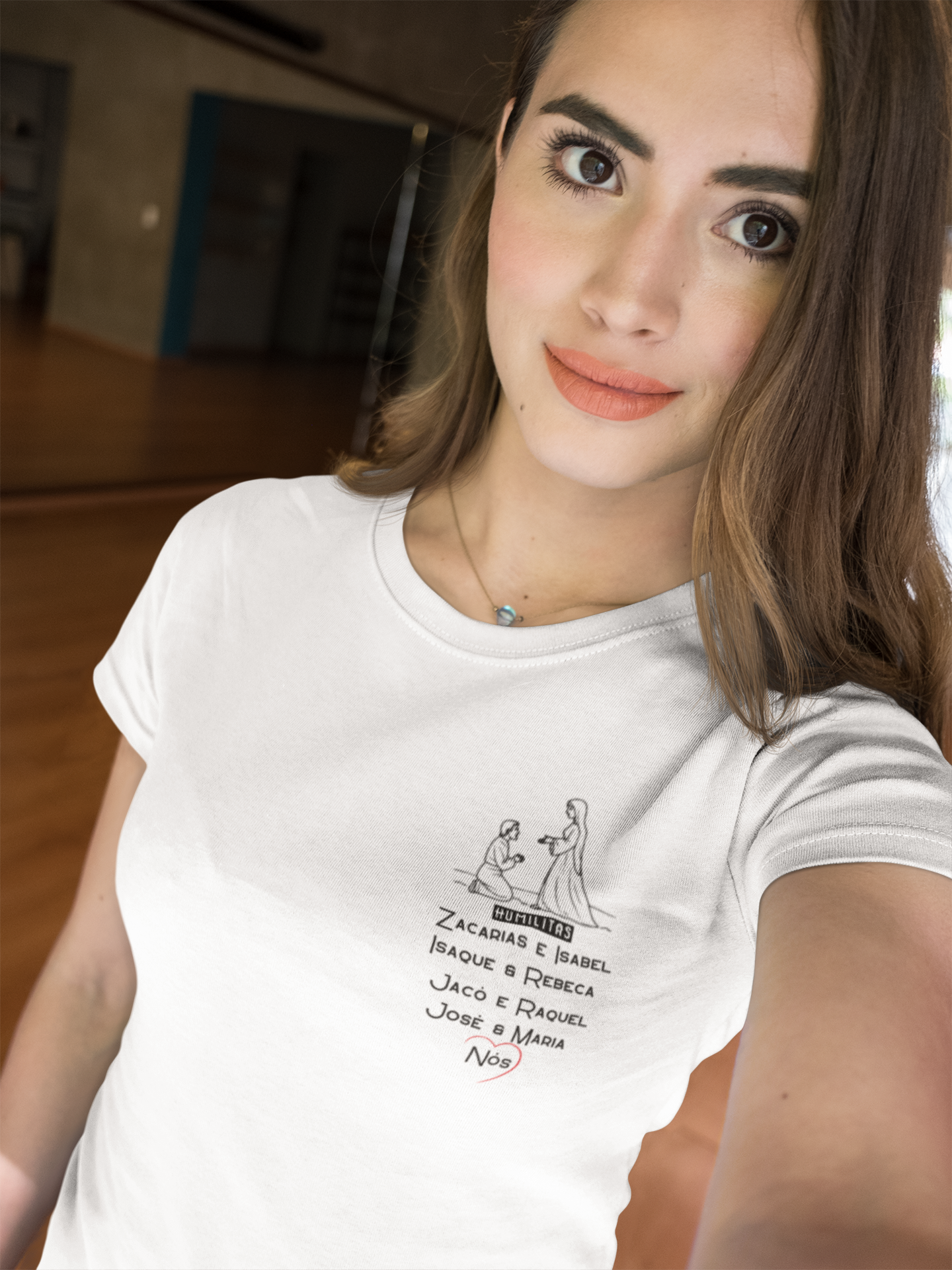 T-Shirt  Baby Long Humilitas Cloth: Colossenses 3,14 l Laços de Fé (1)