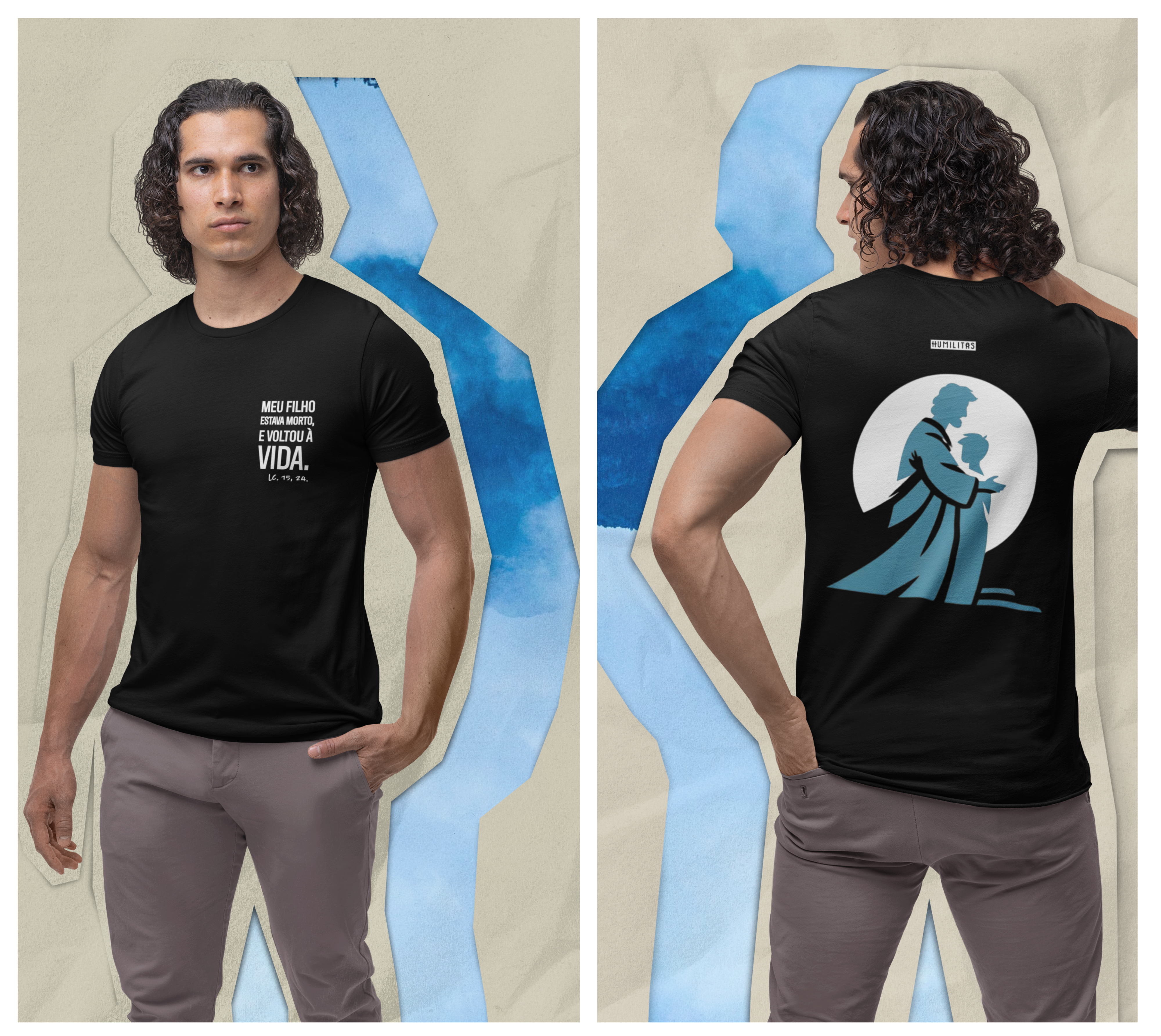 T-Shirt Unissex Quality Humilitas Cloth: Coleção Voz Divina - Filho Pródigo