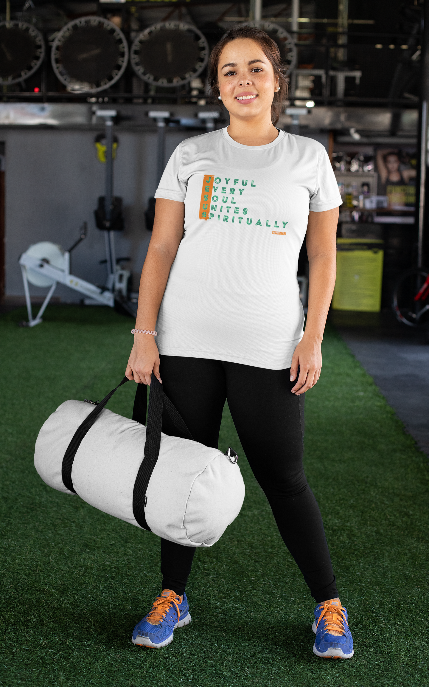 Camiseta Feminina Baby Long Dry UV Humilitas CLoth: Jesus 