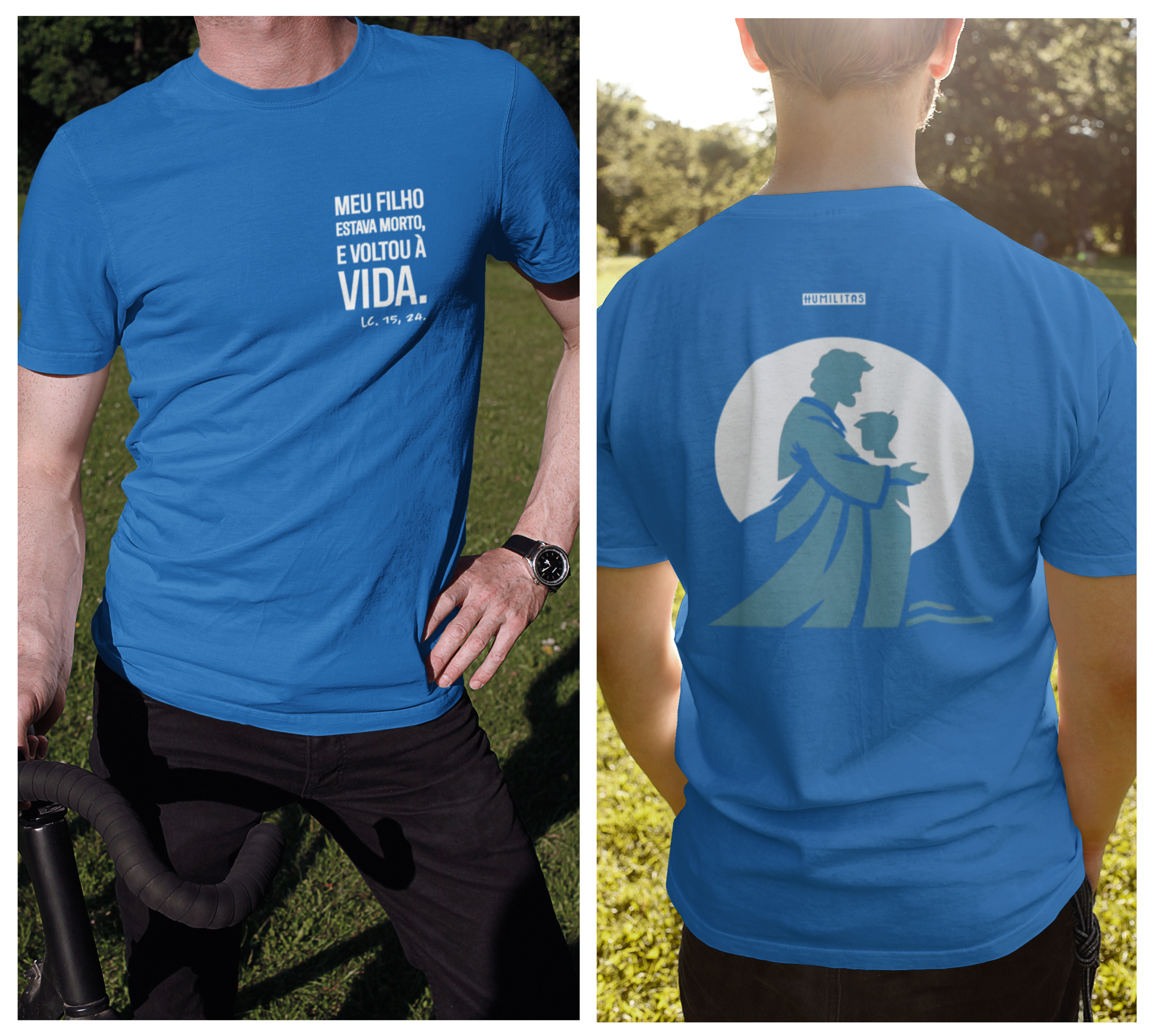 T-Shirt Estonada Unissex Quality Humilitas Cloth: Filho Pródigo | Coleção Voz Divina 