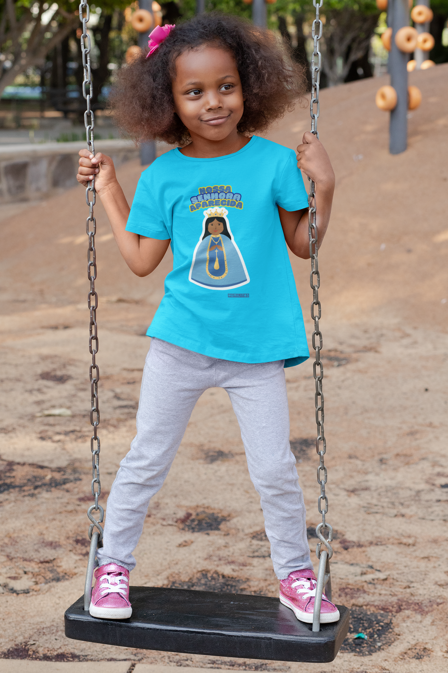 T-Shirt Infantil de Nossa Senhora Aparecida | Coleção Maria e Suas Faces