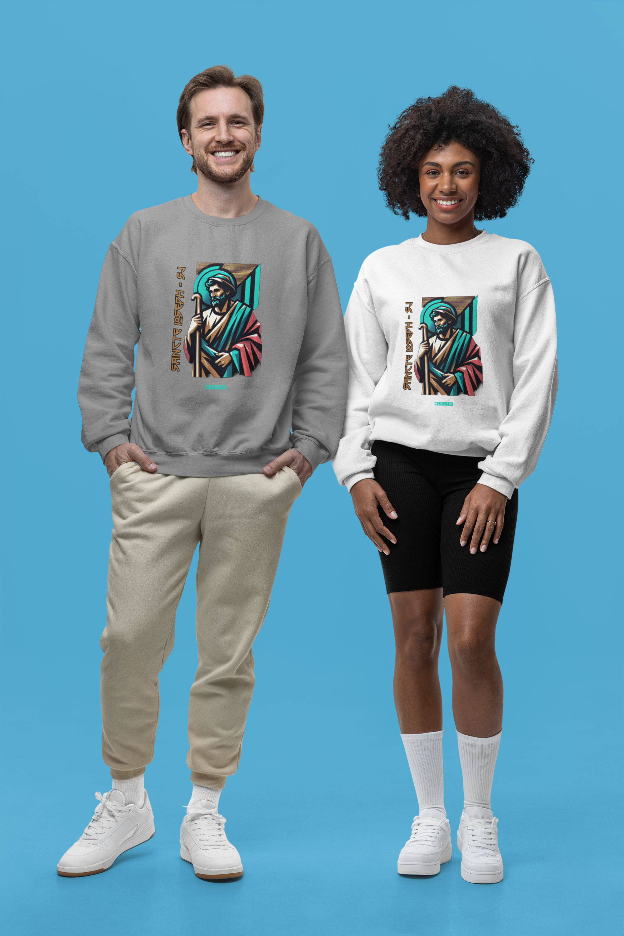 Moletom Unissex Humilitas Cloth: São José | Coleção Santidade nas Ruas 