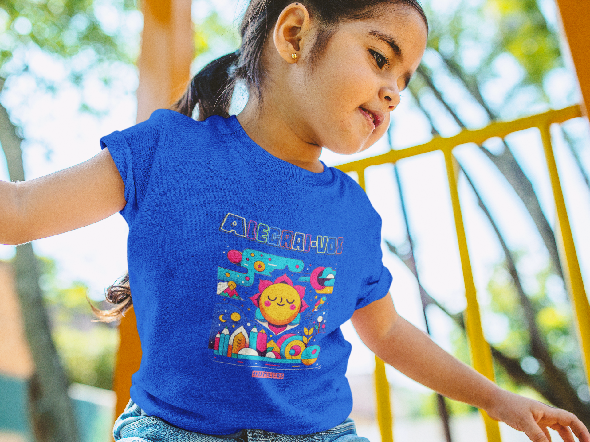 Camisa Kids (2 a 8 anos)Quality Humilitas Cloth: Alegrai-vos 