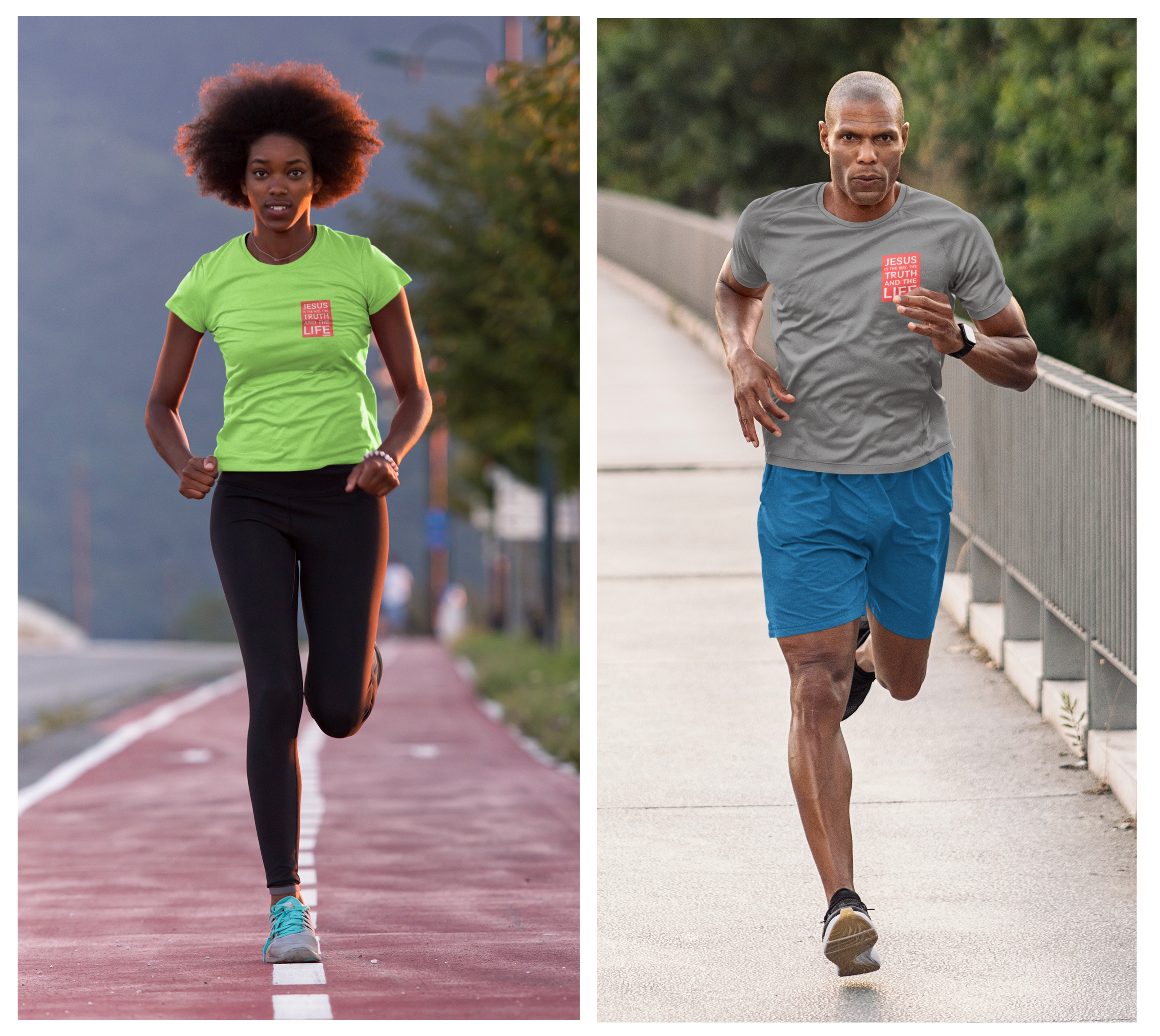 Camiseta Sport Dry Uv Humilitas Cloth: Jesus is the Way, the Truth and the Life