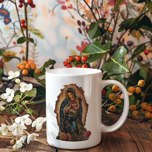 Caneca Humilitas Cloth: Nossa Senhora de Guadalupe - Coleção Maria e suas Faces
