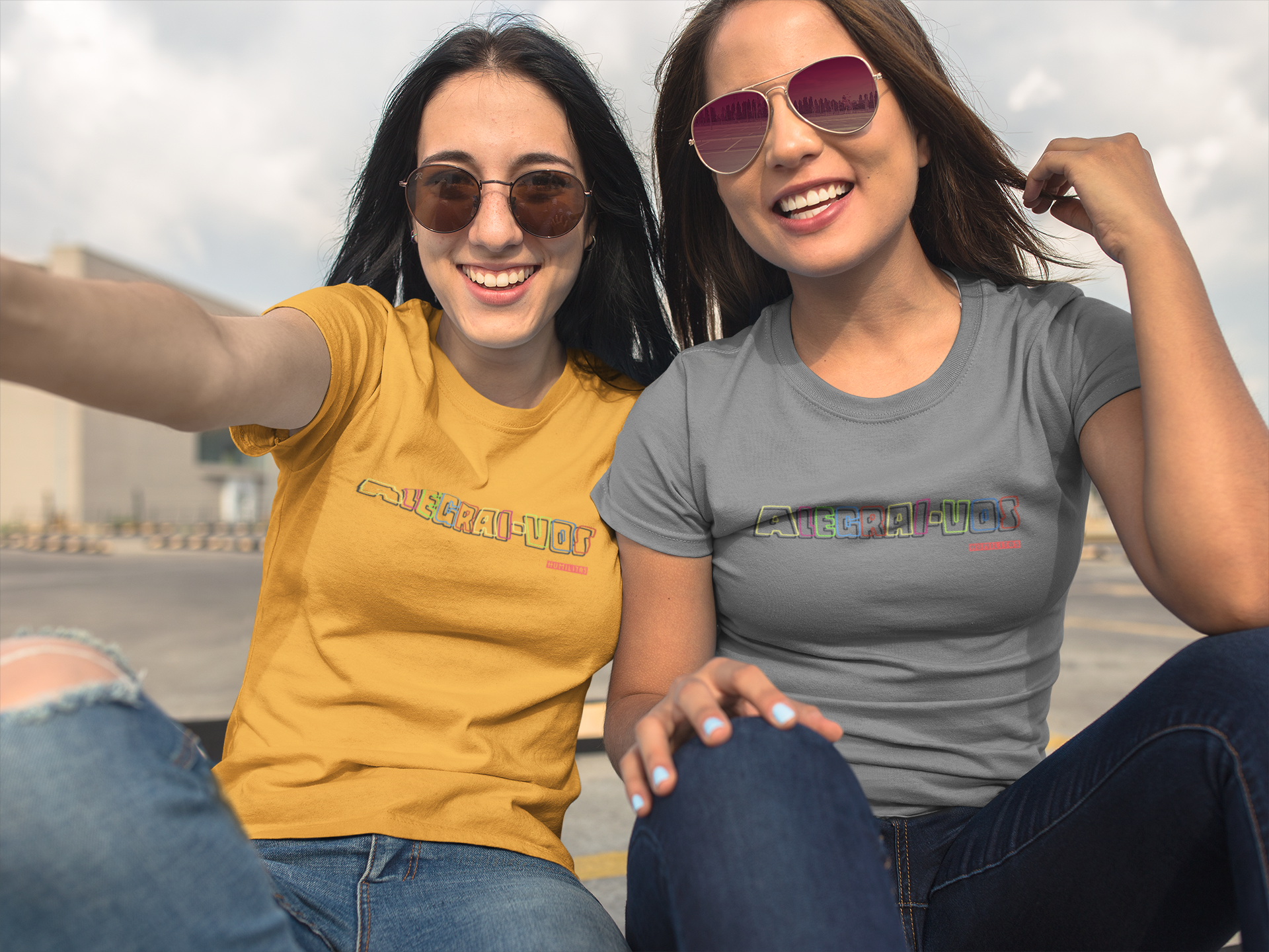 Camisa Estonada  Babylong Feminina Humilitas Cloth: Alegrai-vos | Coleção Fé em Estilo