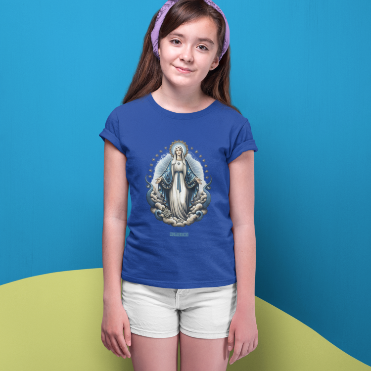 T-Shirt Infantil (10 a 14 anos) Humilitas Cloth: Coleção Maria e suas Faces | Nossa Senhora da Conceição