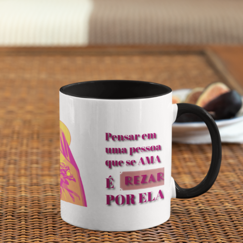 Caneca Mágica Humilitas Cloth: Santa Terezinha - Coleção Santidade nas Ruas (Modelo 2)