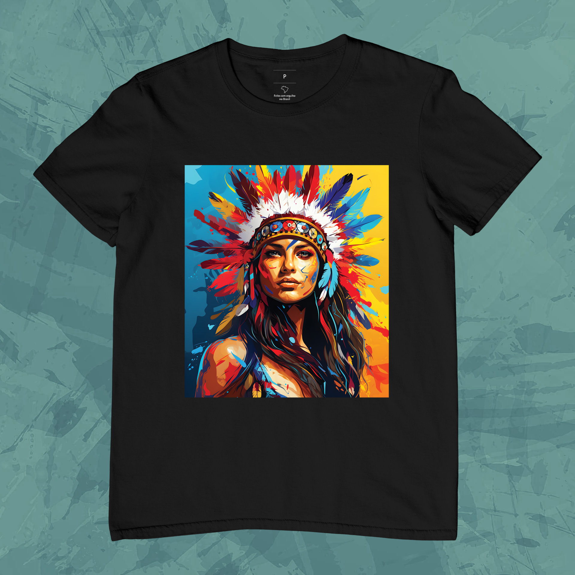 Camiseta - Índia Vibrante