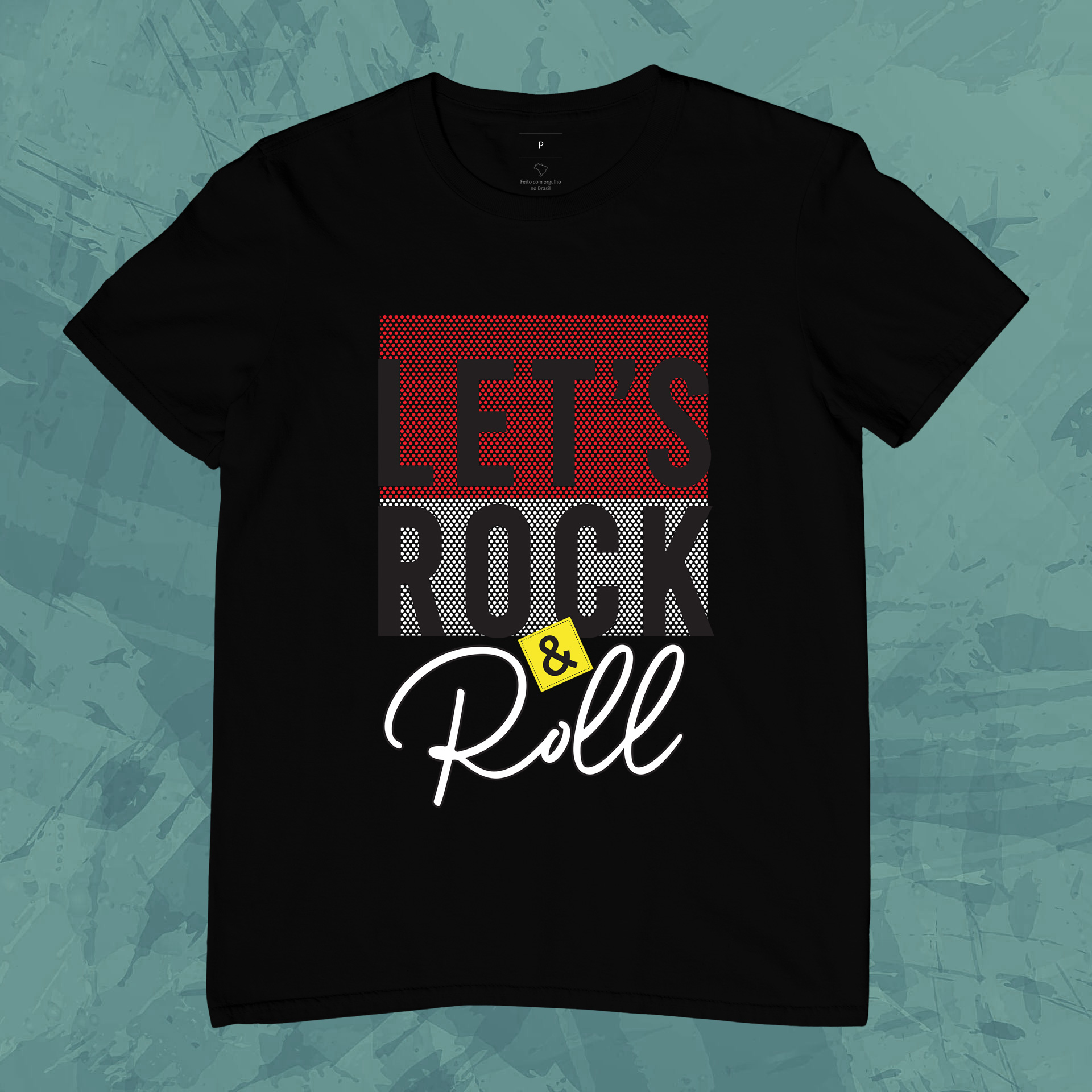 Camiseta Let`s Rock & Roll