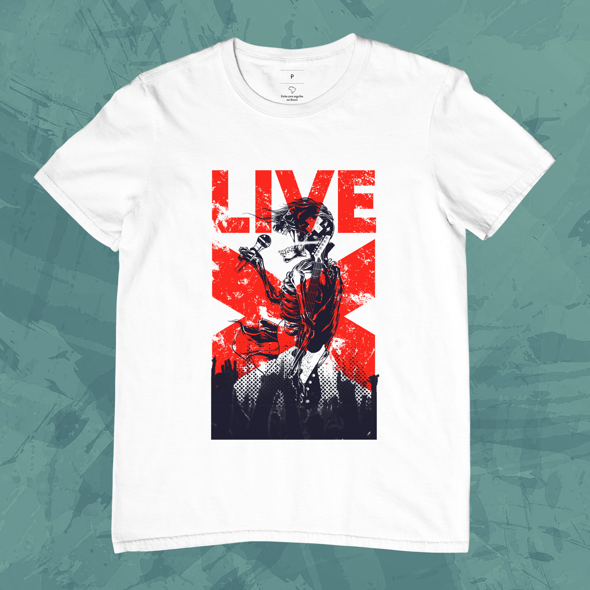 Camiseta Rock and Roll Live
