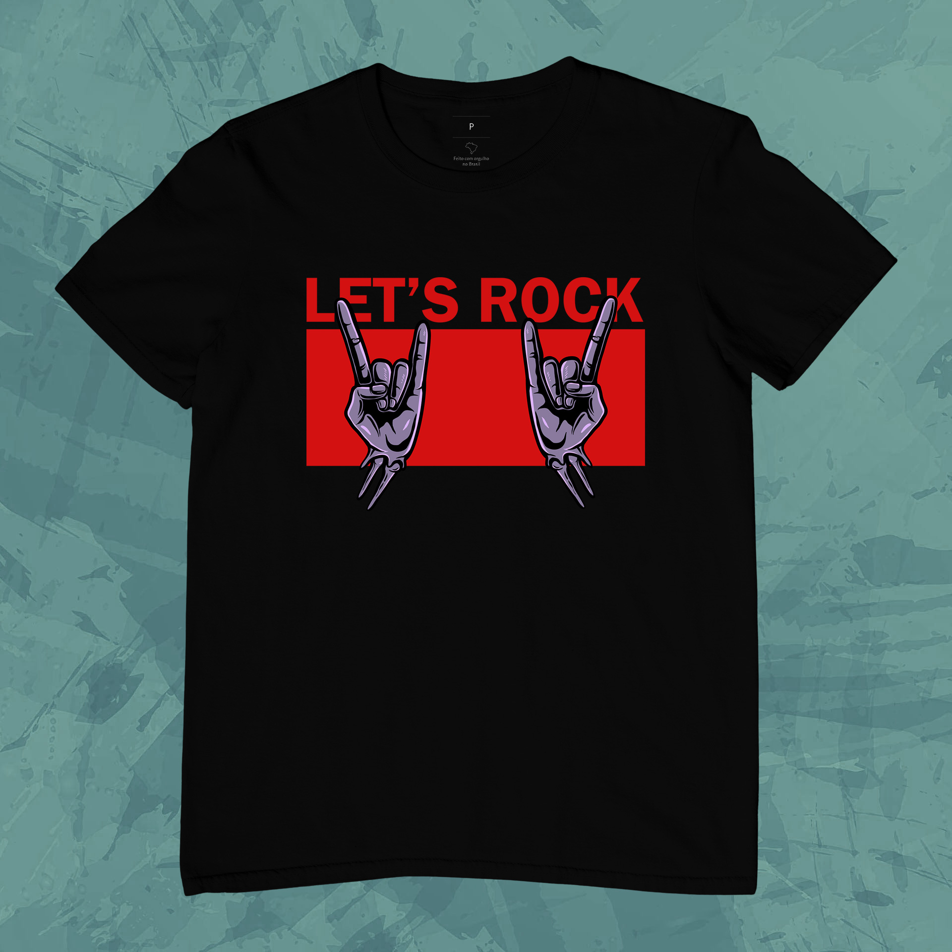 Camiseta Unissex - Lets Rock