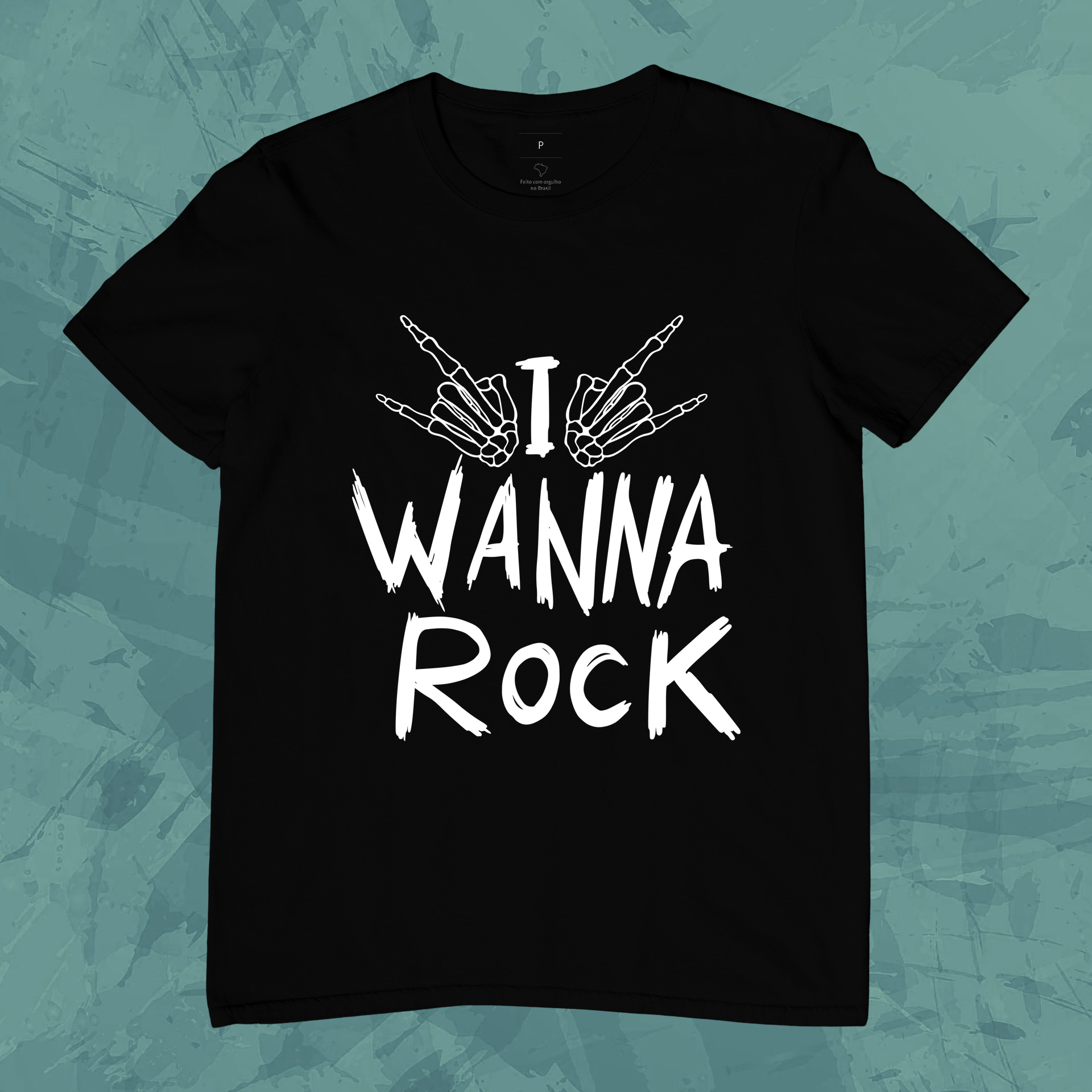 Camiseta I Wanna Rock