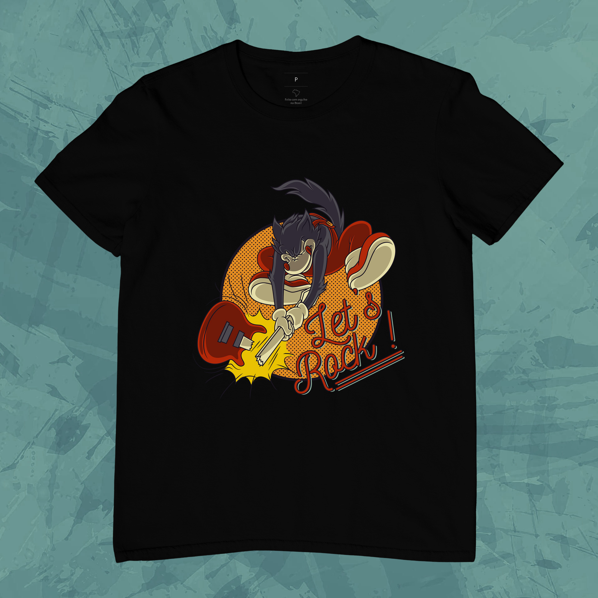 Camiseta Let`s Rock