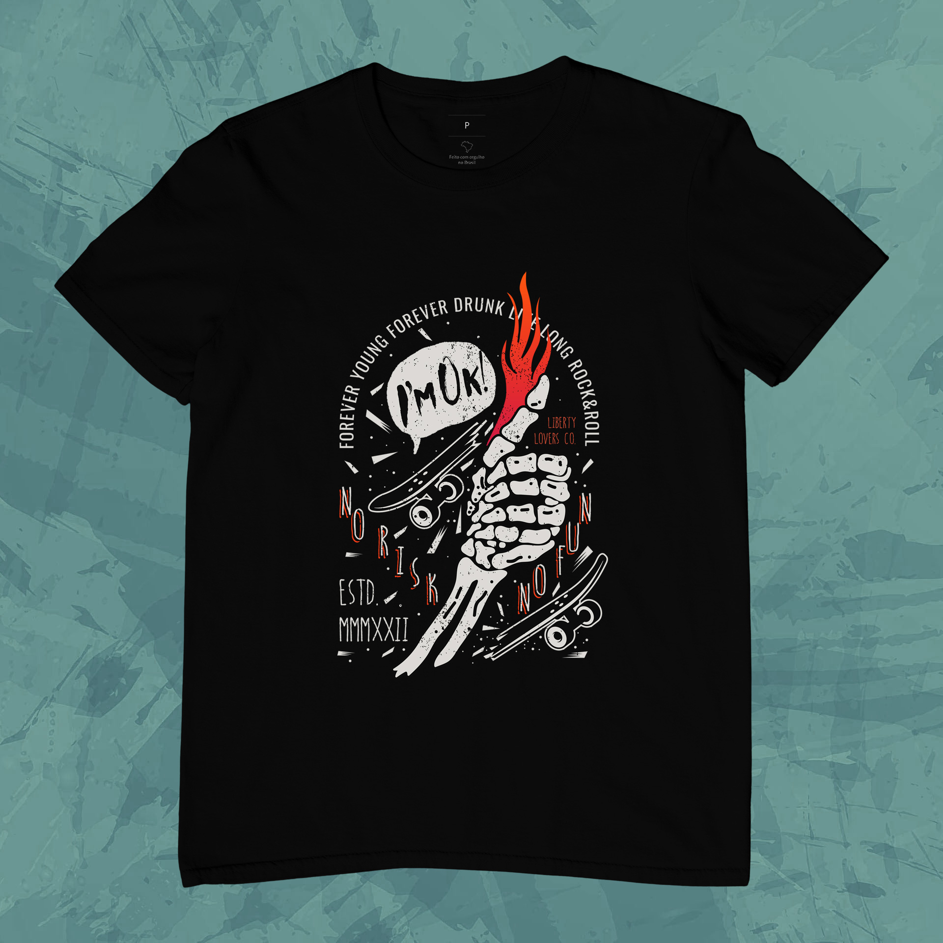 Camiseta Rock and Roll Forever