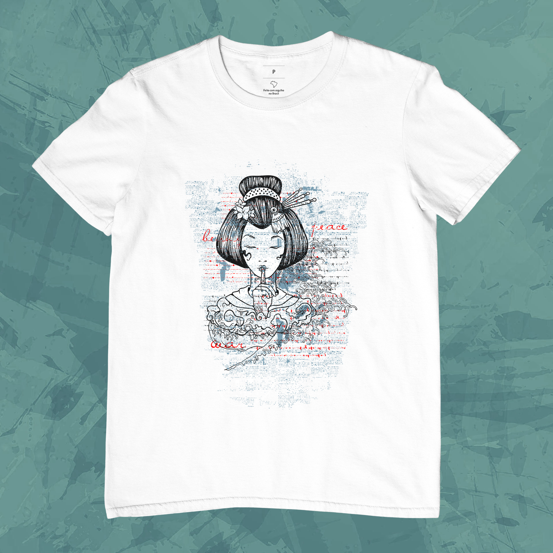 Camiseta Gueixa Manuscrito