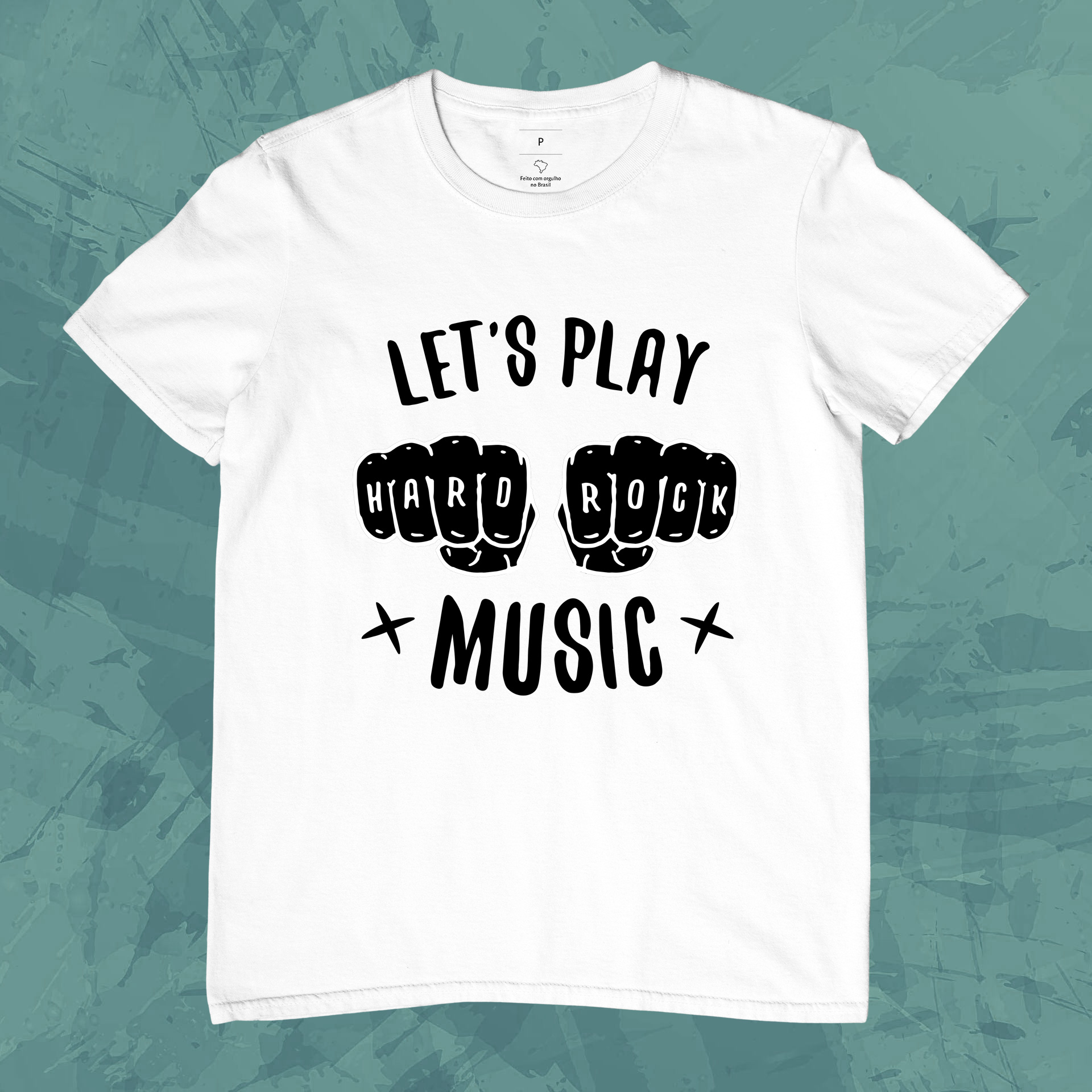 Camiseta Let`s Play Music