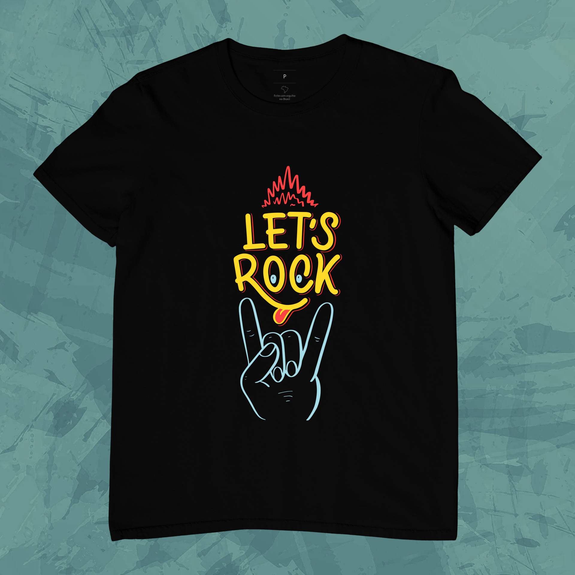Camiseta Let`s Rock