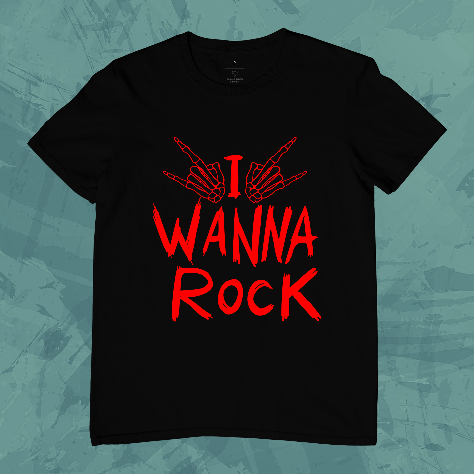 Camiseta I Wanna Rock