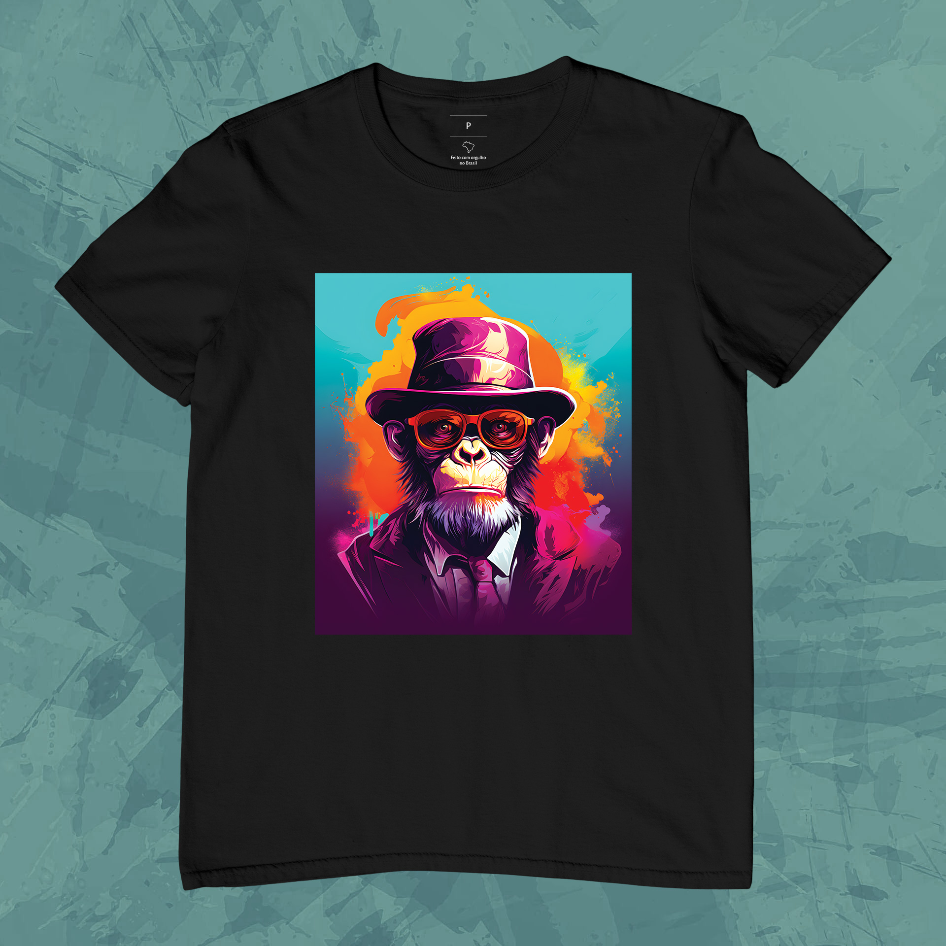 Camiseta - Macaco Mafioso