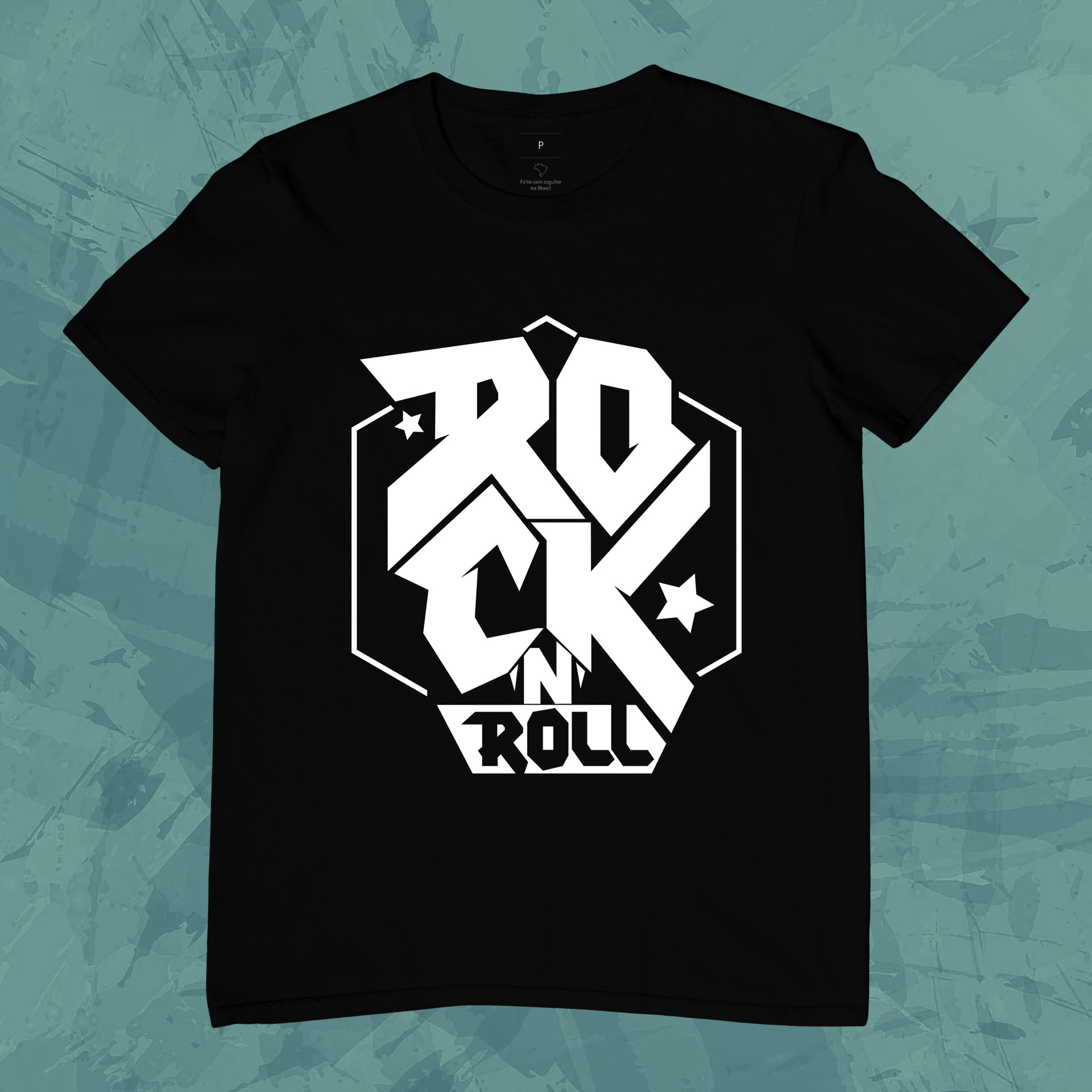 Nome do produto: Camiseta Rock N Roll