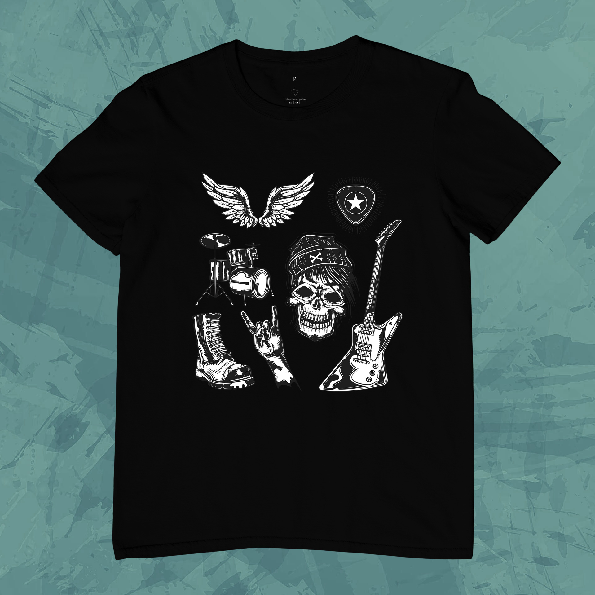 Camiseta Rock Elements