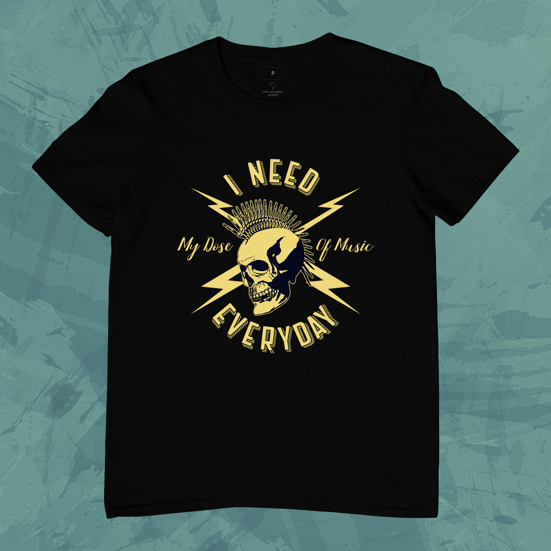 Camiseta Rock Todos os Dias