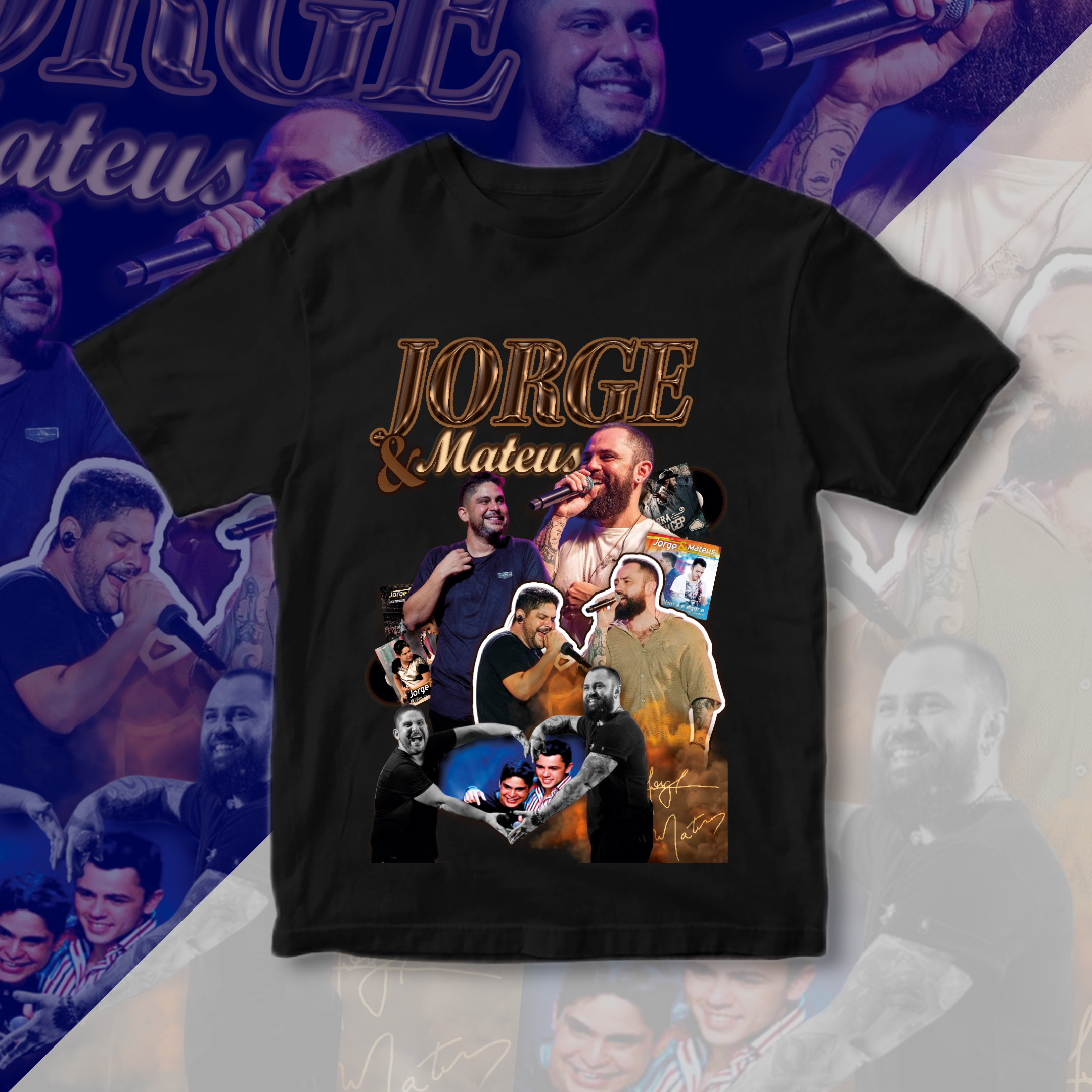 Camiseta Jorge e Mateus