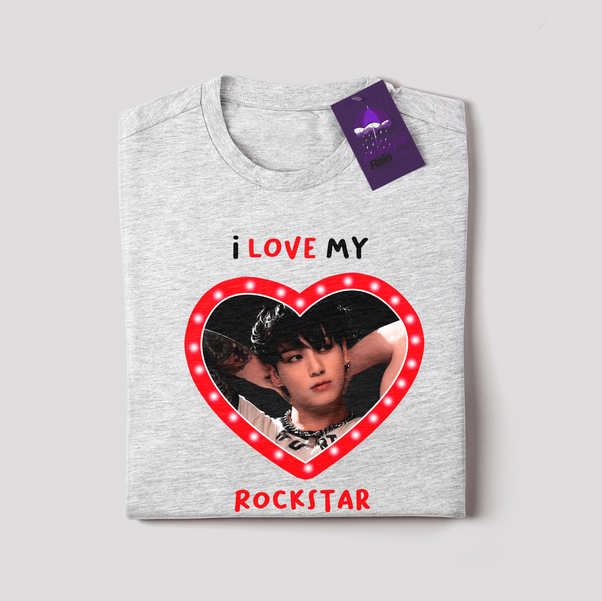 Camiseta - I Love My Rockstar Boyfriend  Jungkook