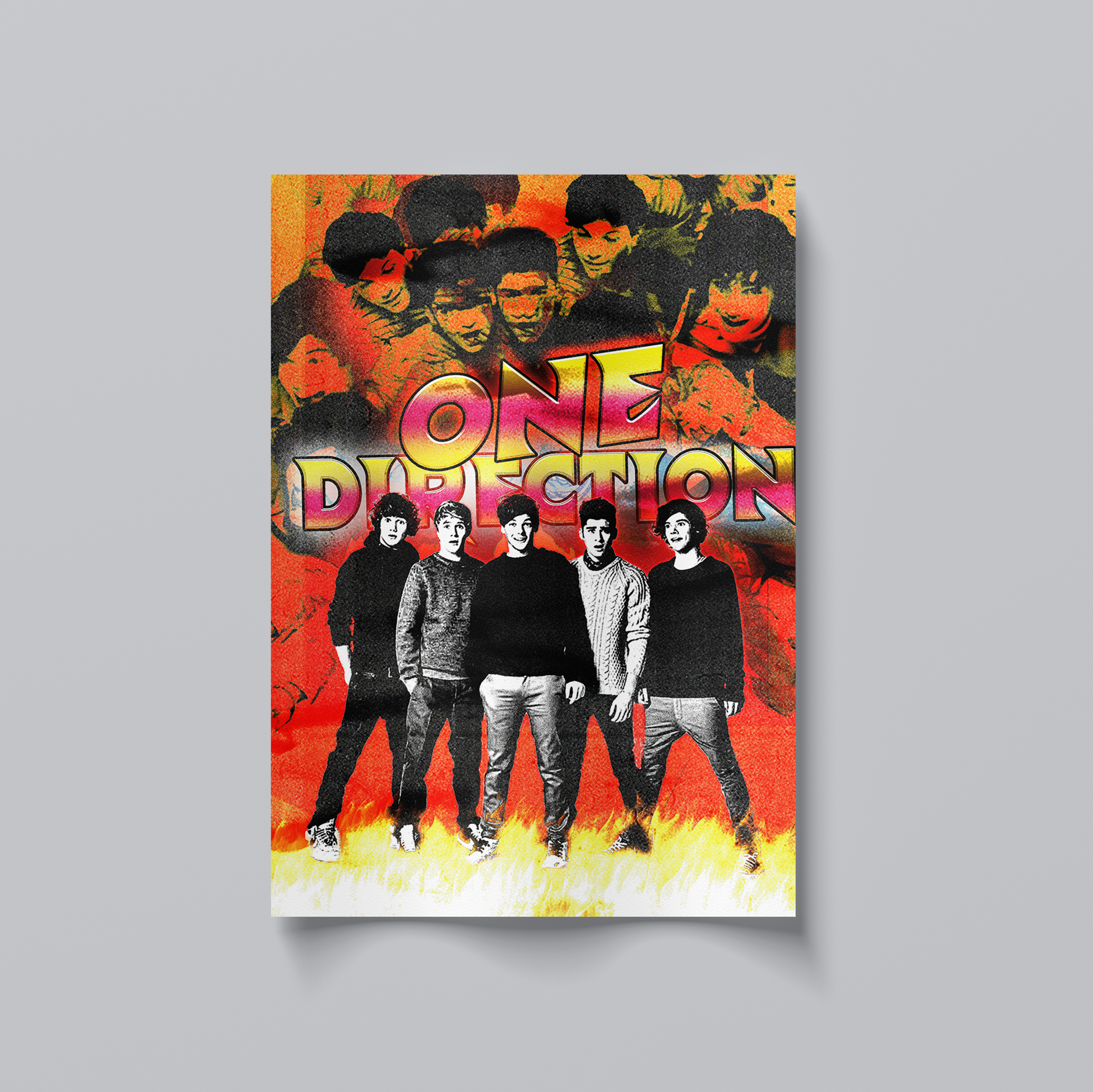 Poster - One Direction Metal