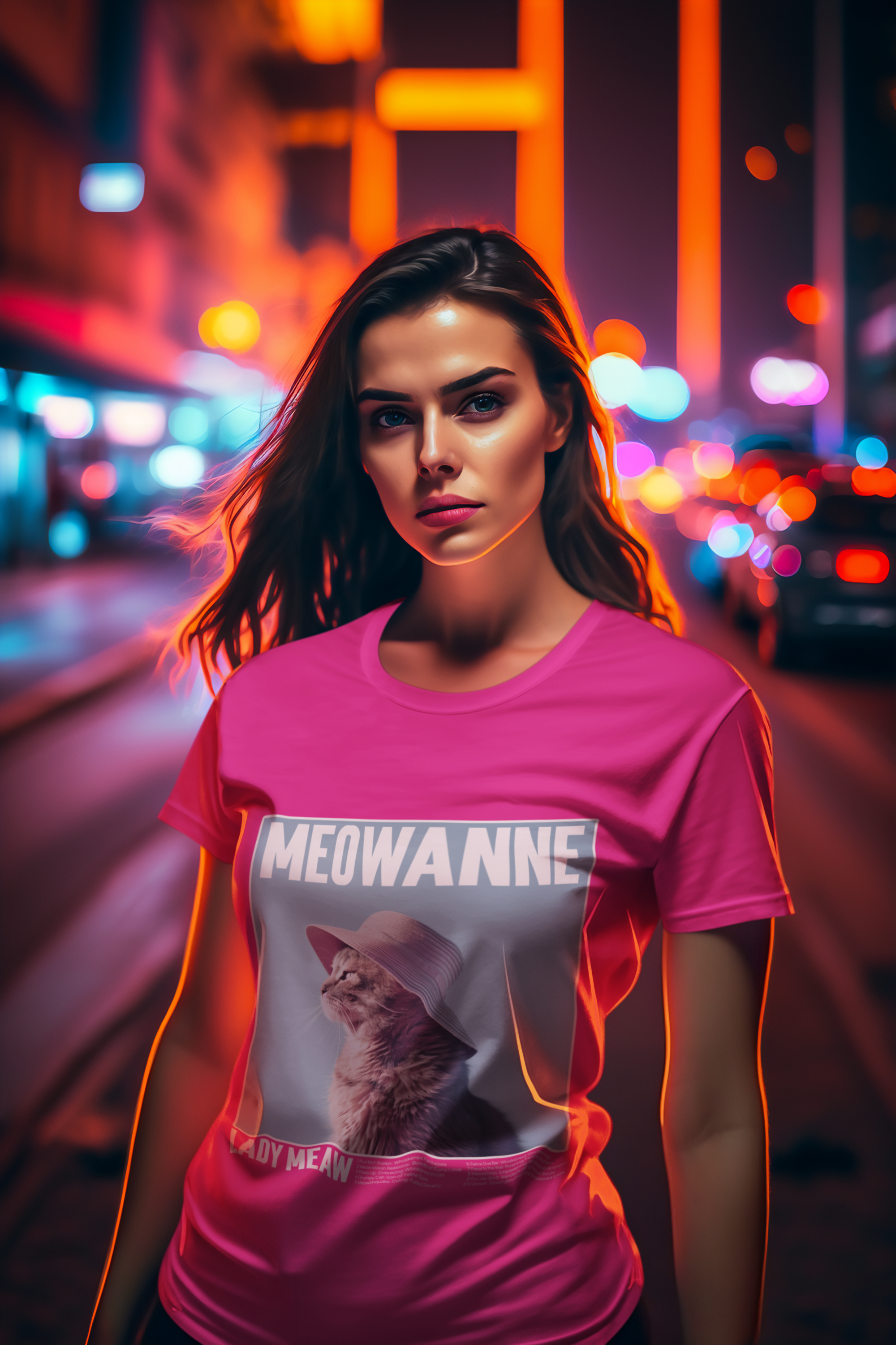 Camiseta Lady Meaw Baby Long Classic