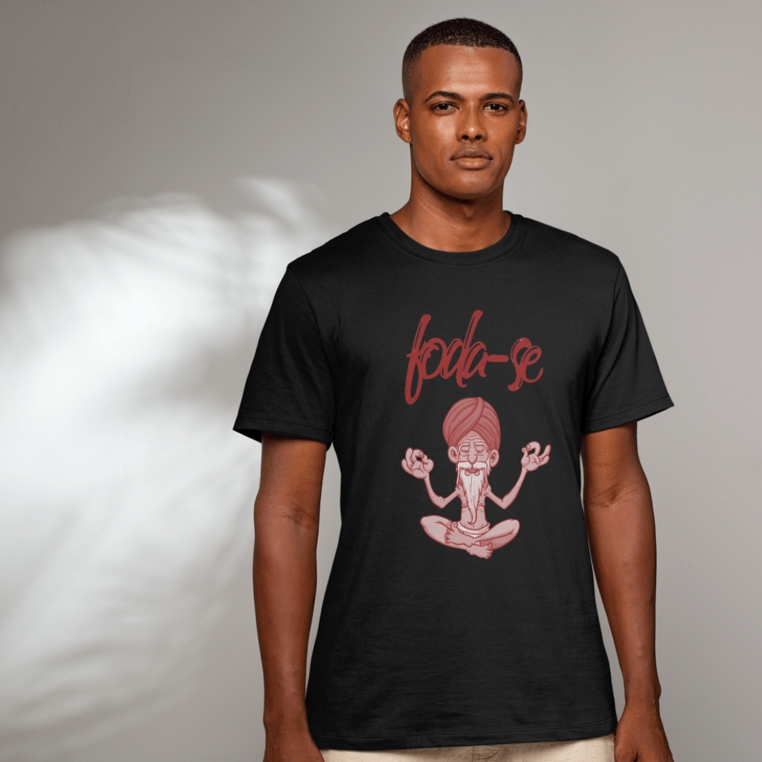 Camiseta Black. Meditação Zen