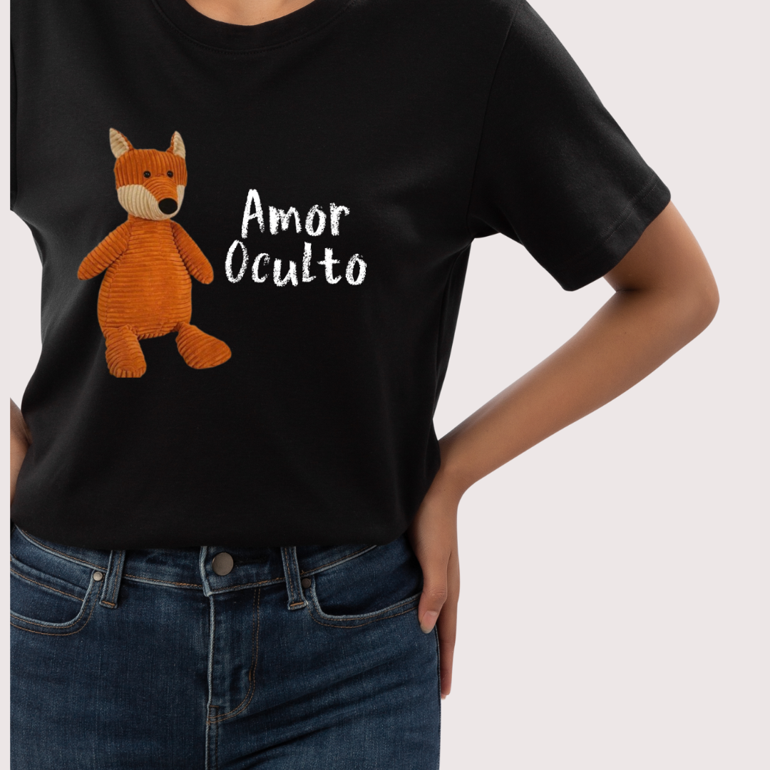 CAMISETA AMOR OCULTO RAPOSA