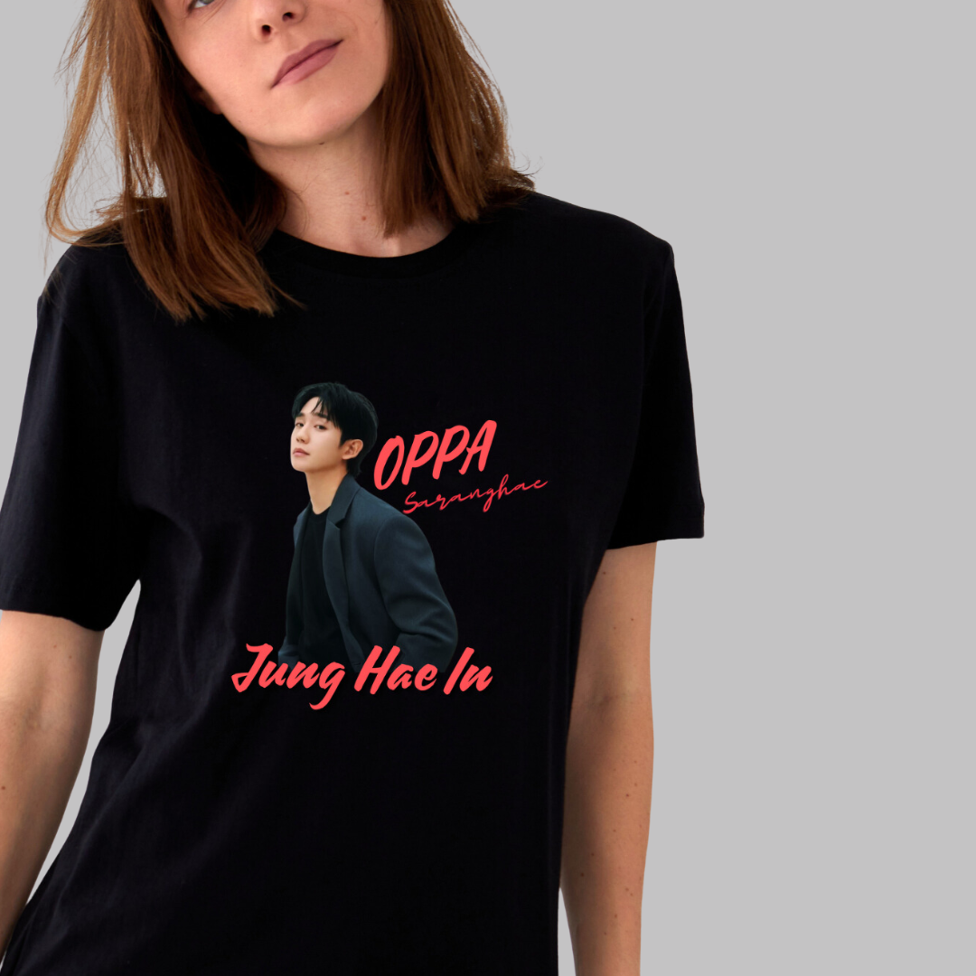 Nome do produto: CAMISETA JUNG HAEIN OPPA