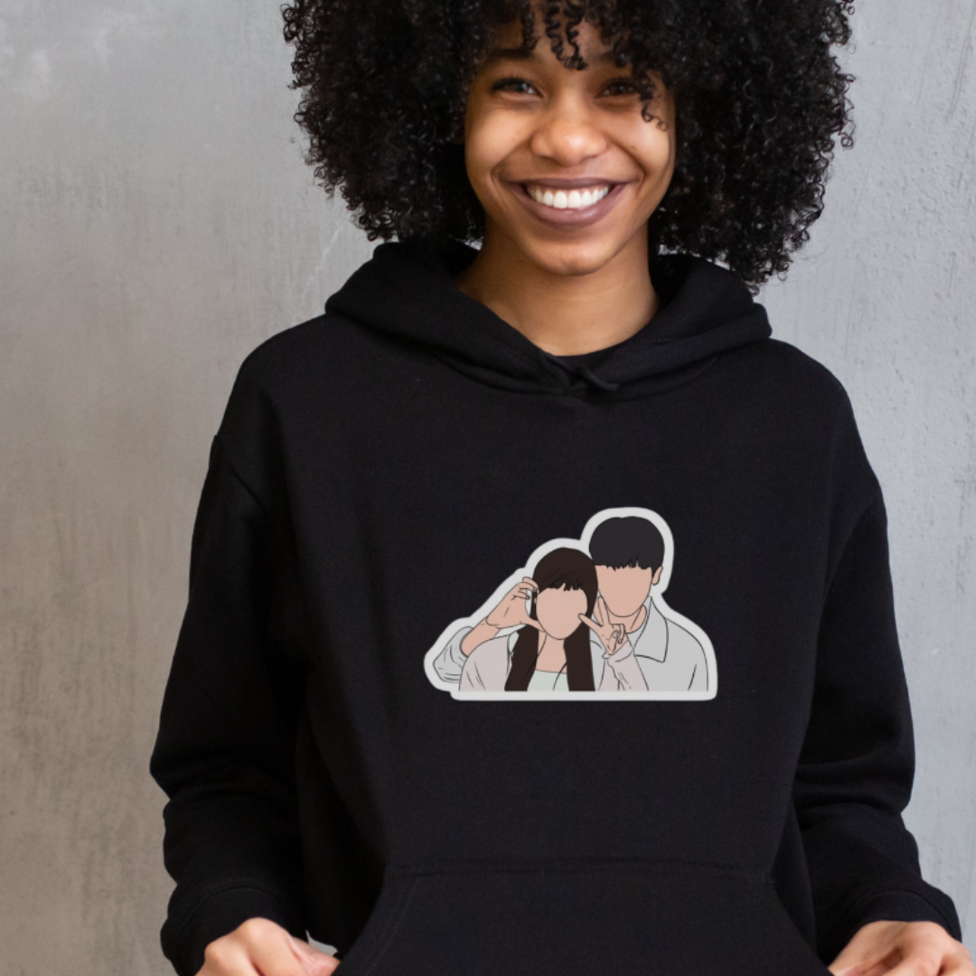 MOLETOM CAPUZ LOVELY RUNNER ILUST