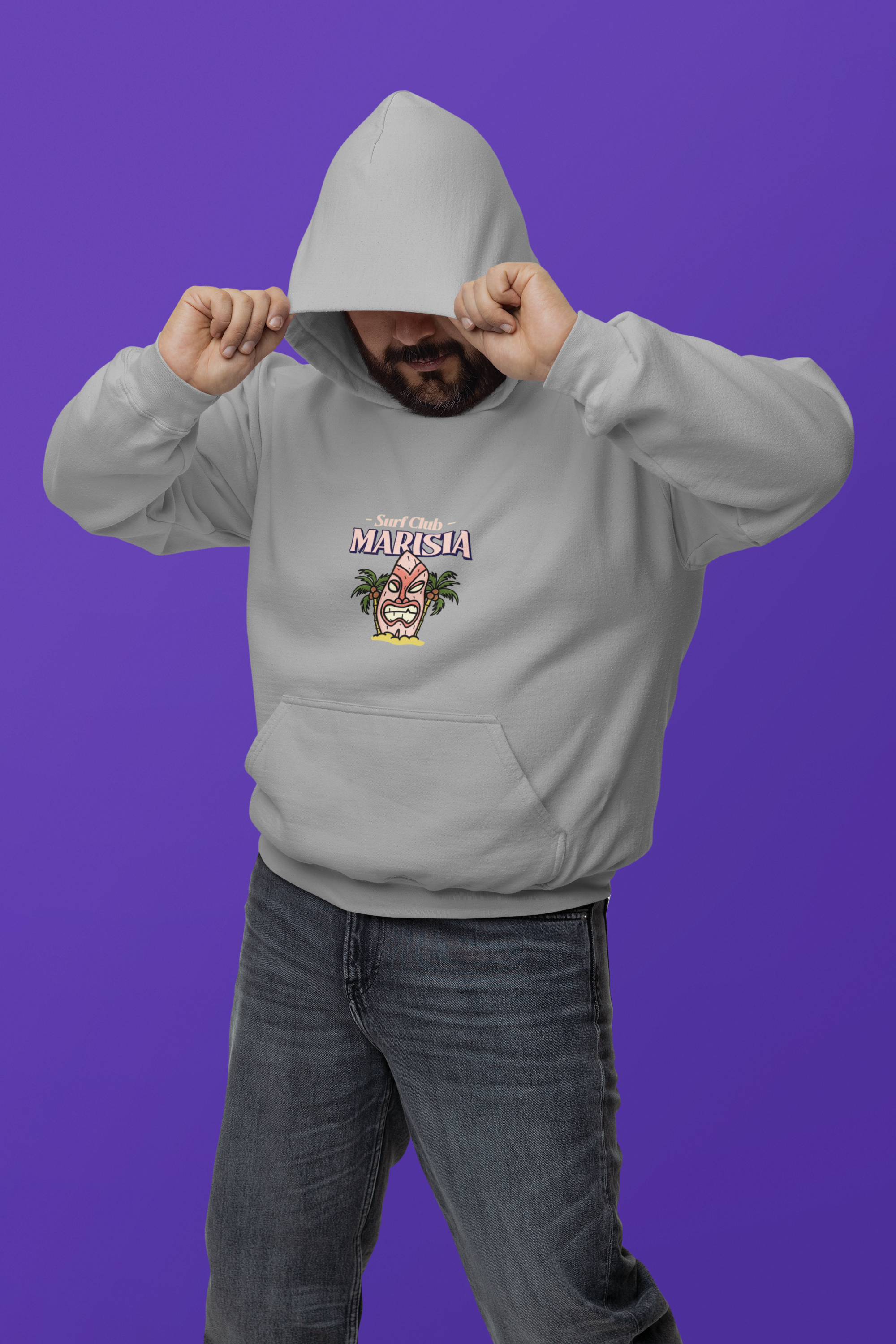  Marisia Waves Original - Moletom Canguru Unissex