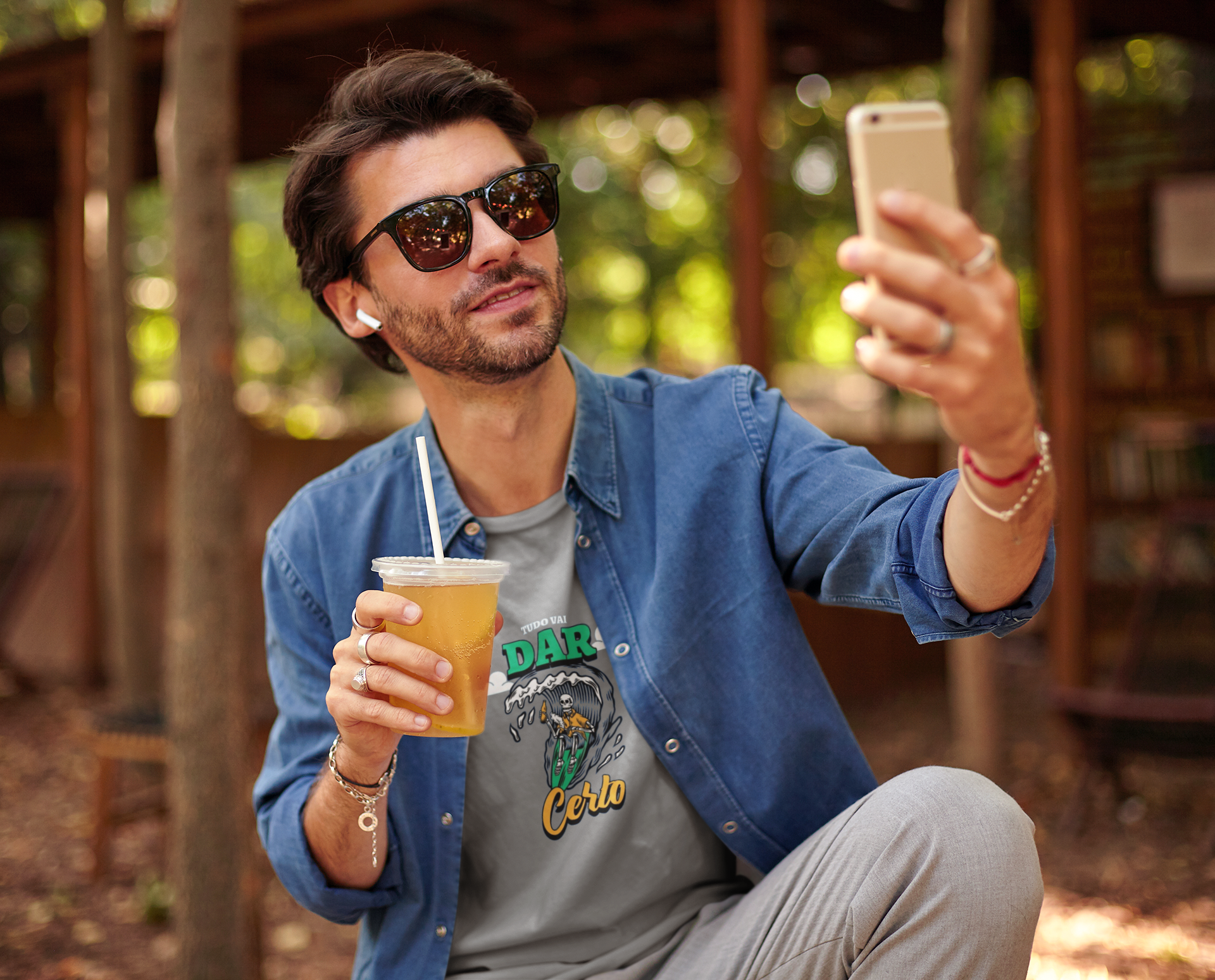 Marisia Waves Original - T-Shirt Plus Size Unissex