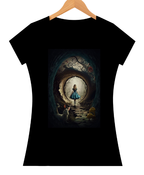 T-Shirt Alice no país das maravilhas