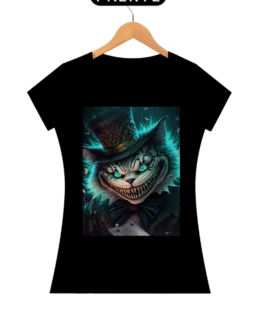 T-shirt Gato de Cheshire