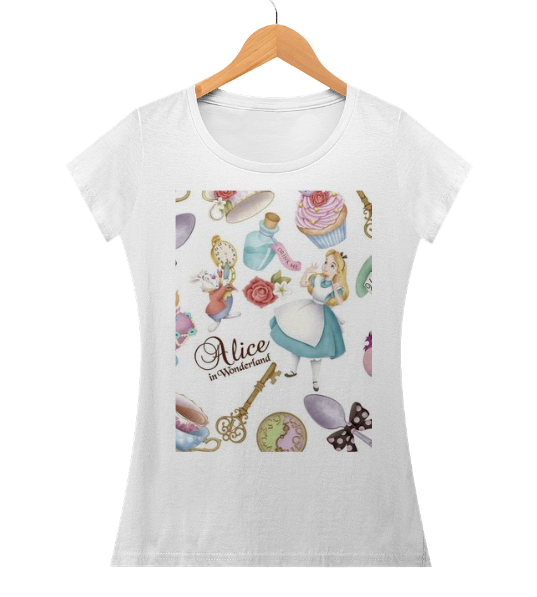 T-Shit Alice no país das maravilhas