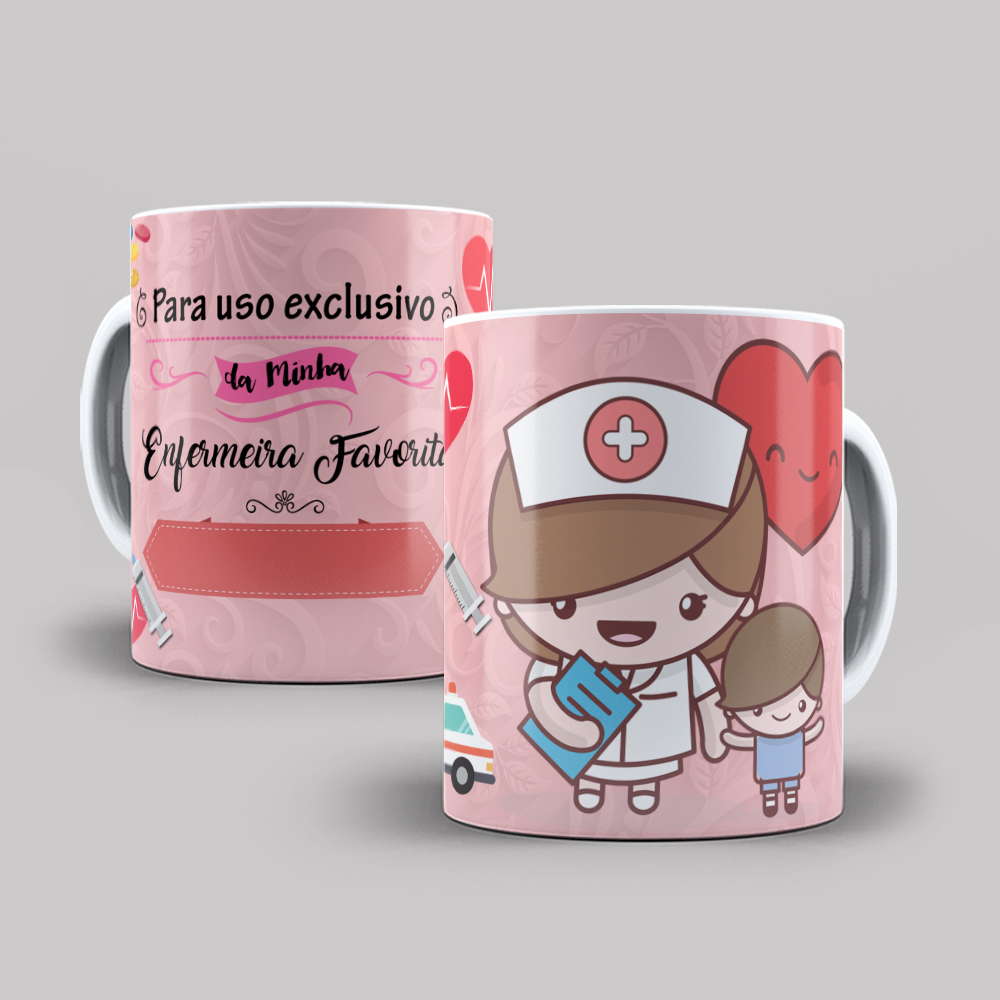 canecas Enfermagem
