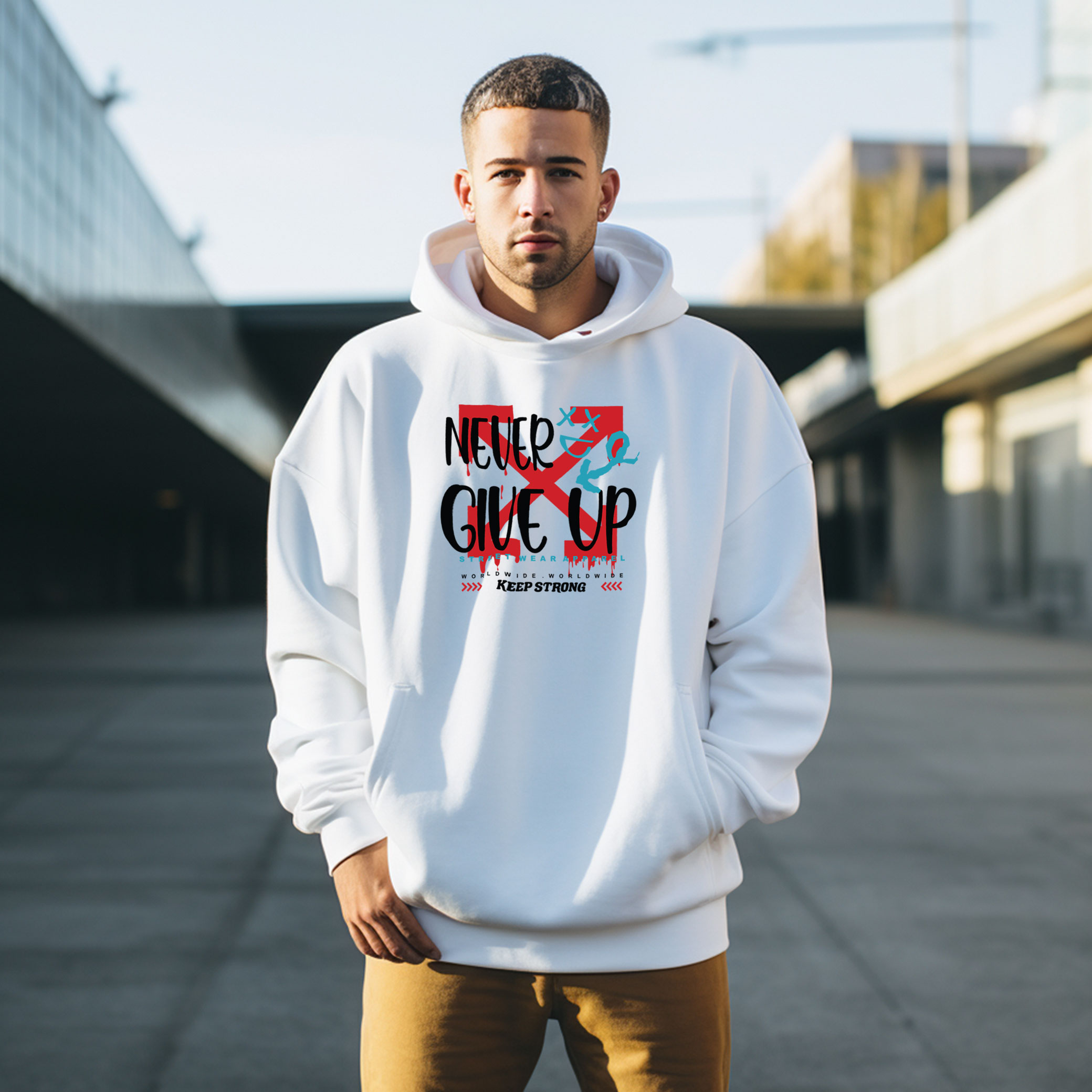 Moletom Never Give UP