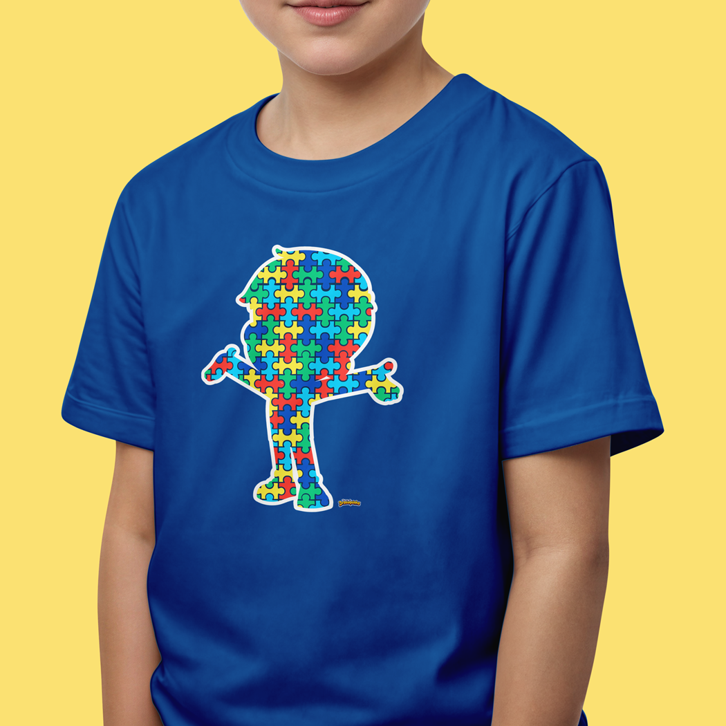 Camiseta Infantil - Abraço Autista