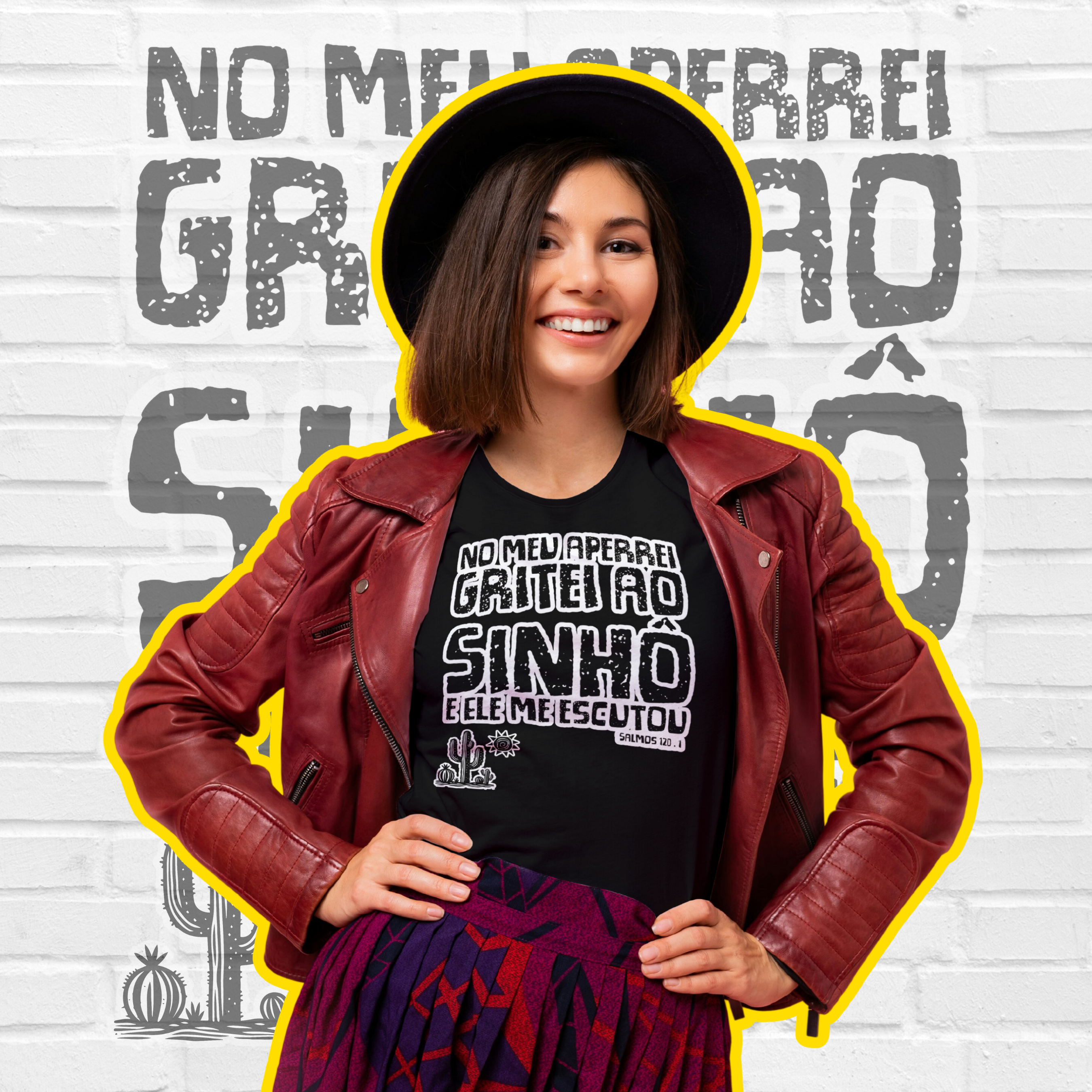 T-Shirt No meu aperrei gritei ao Sinhô