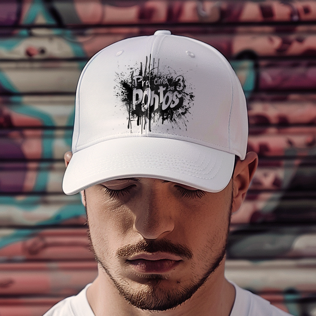 Boné Pra Cima dos 3 Pontos