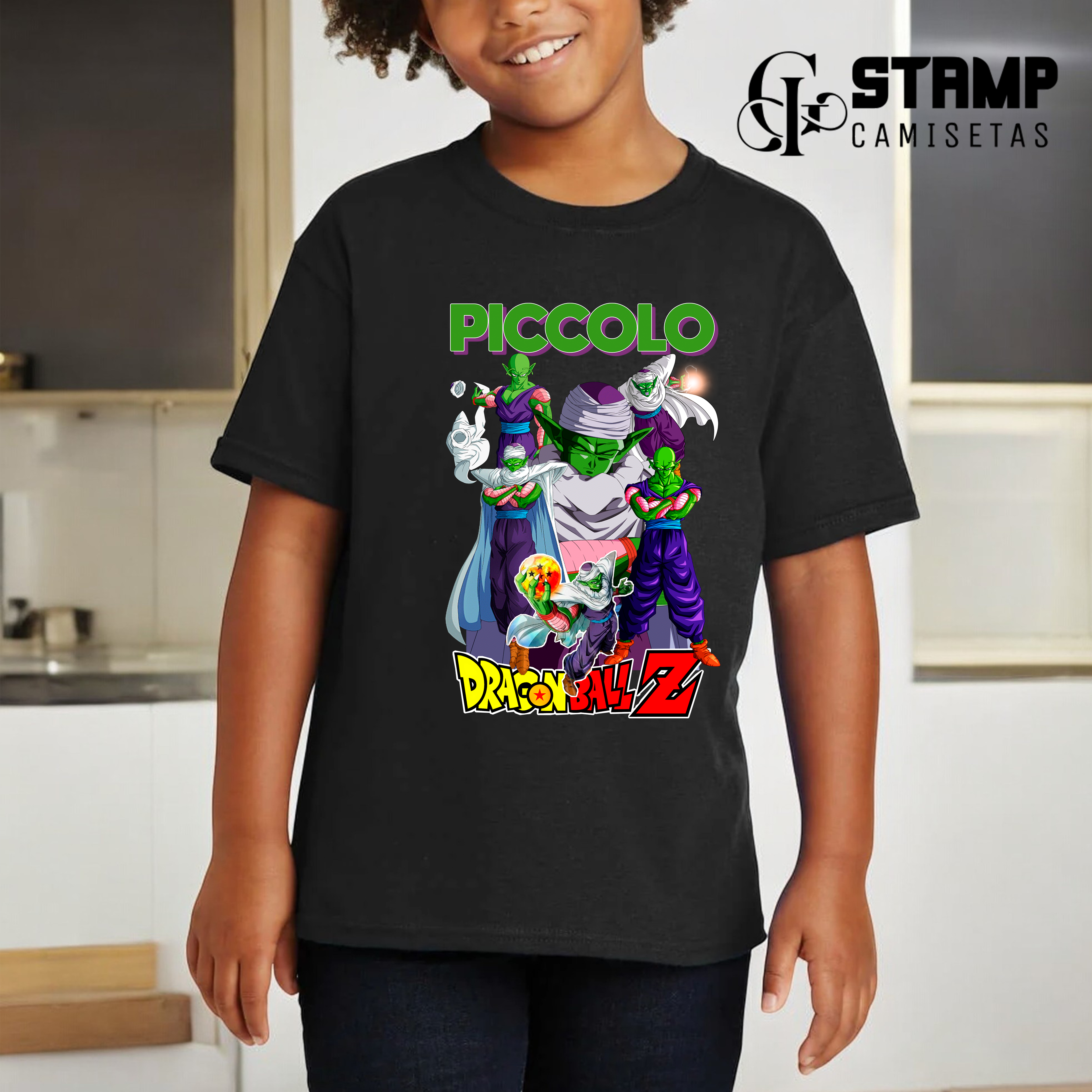 Camiseta Infantil 10/14 anos Dragon Ball Z Piccolo