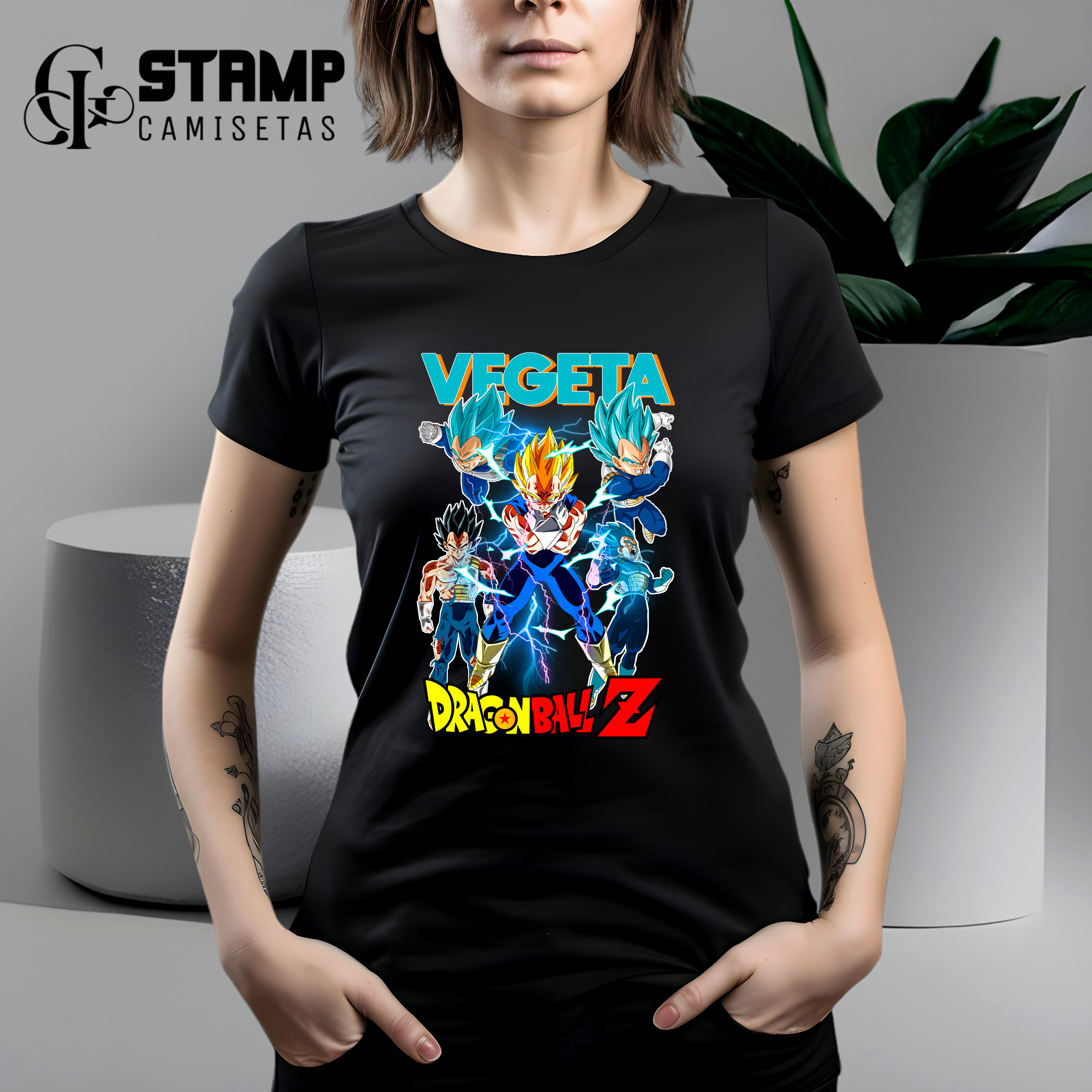  Baby look Dragon Ball Z Vegeta